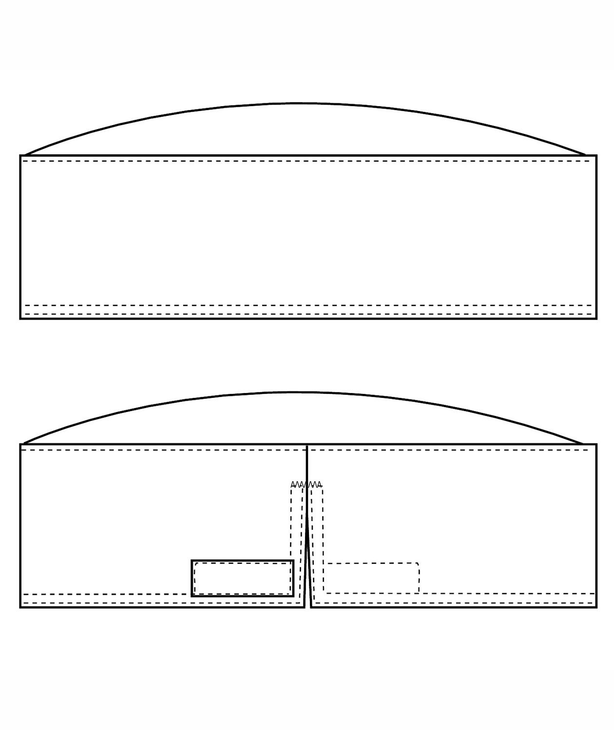 Kentaur kalott med kardborrekn&auml;ppning, Vit