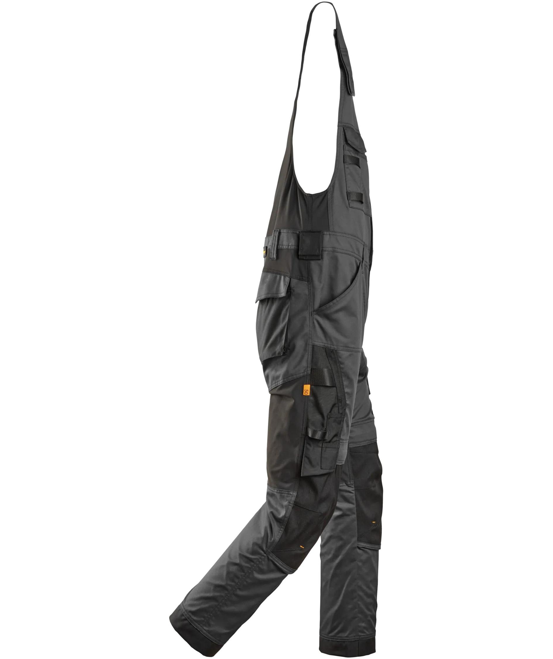 Snickers AllroundWork one-piece trousers 6023, Steel Grey/Black, large image number 2
