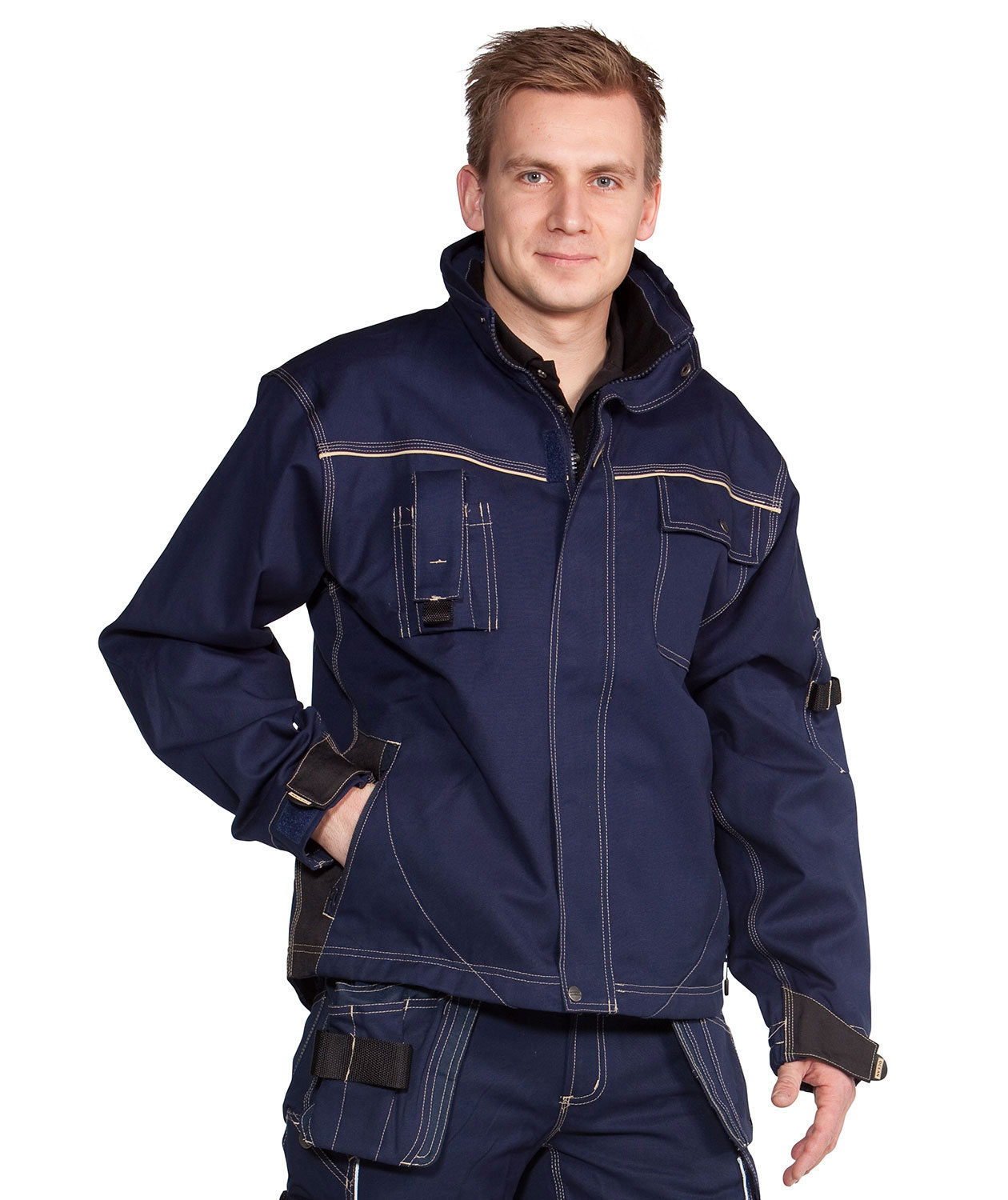 Ocean Balder work jacket, Marine Blue, large image number 1
