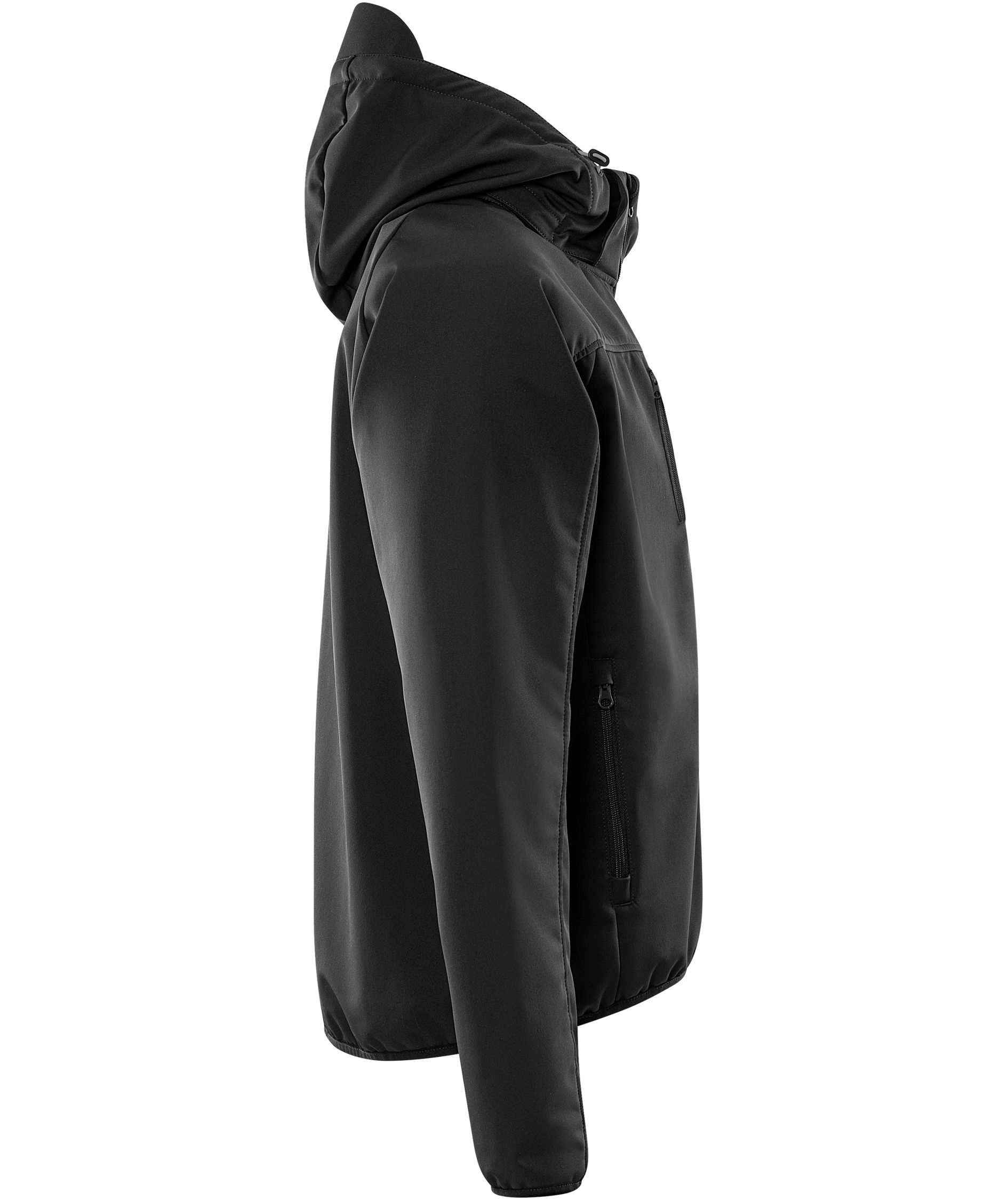 Fristads Softshelljacke 4655 GBF, Schwarz/Grau, large image number 4