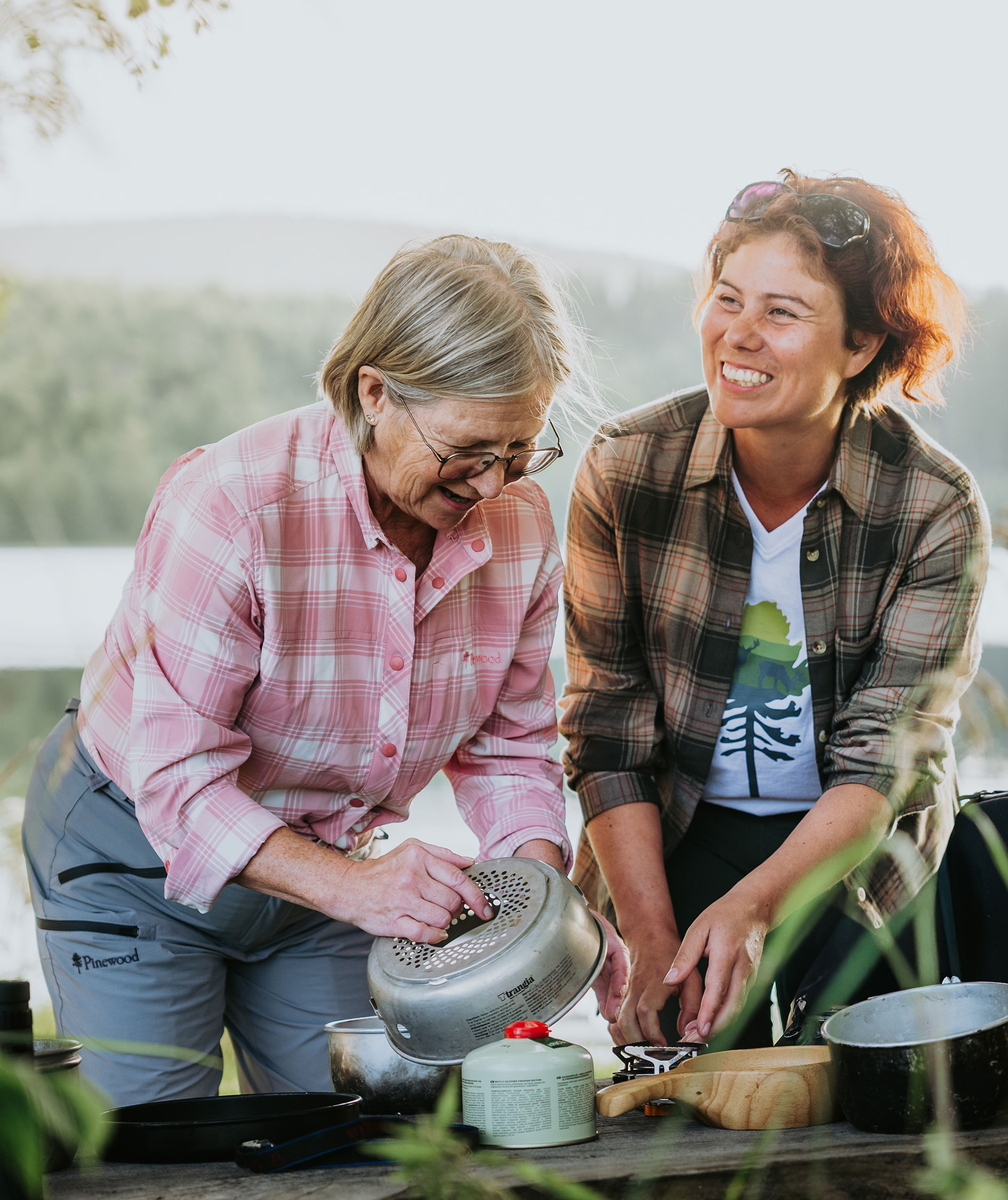 Pinewood&nbsp;Abisko Light dameshorts, Mid Grey, large image number 7