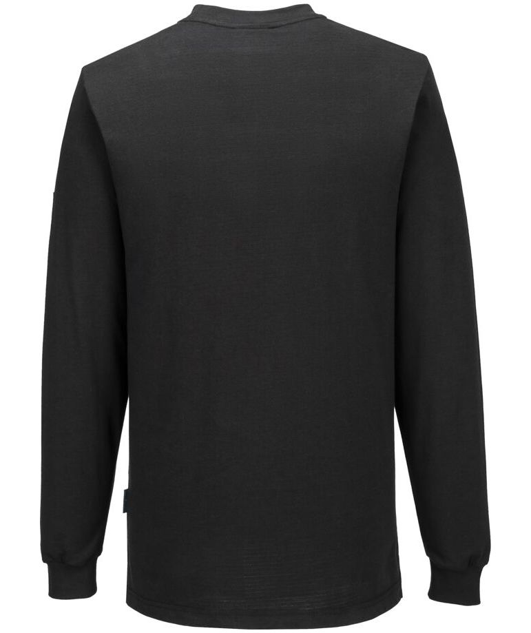 Portwest ESD langermet T-skjorte, Svart