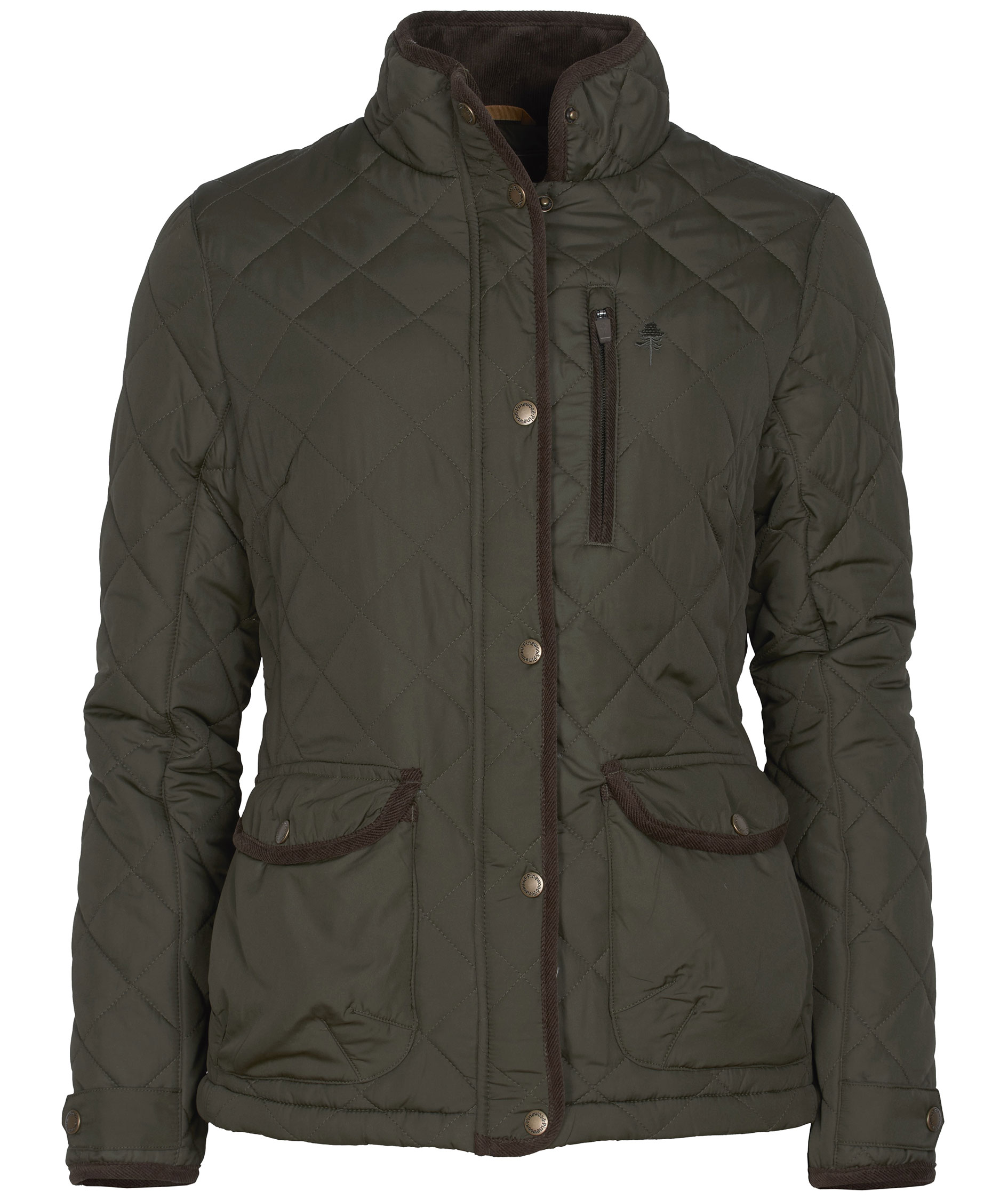 Pinewood Nydala Classic vatteret damejakke, Mosgr&oslash;n