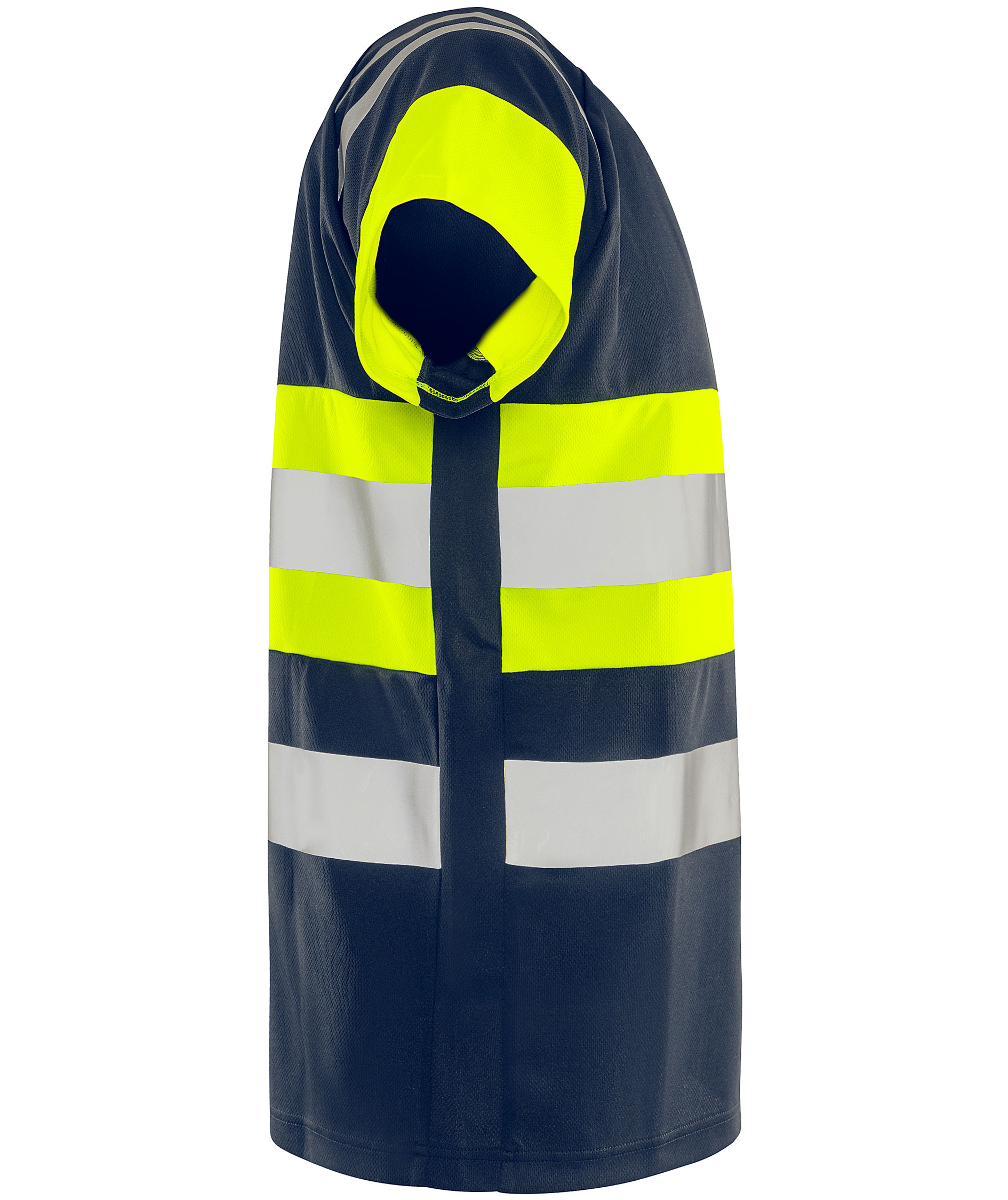 Fristads&nbsp;Green T-shirt 7880 GPST, Varsel yellow/marinbl&aring;, large image number 2