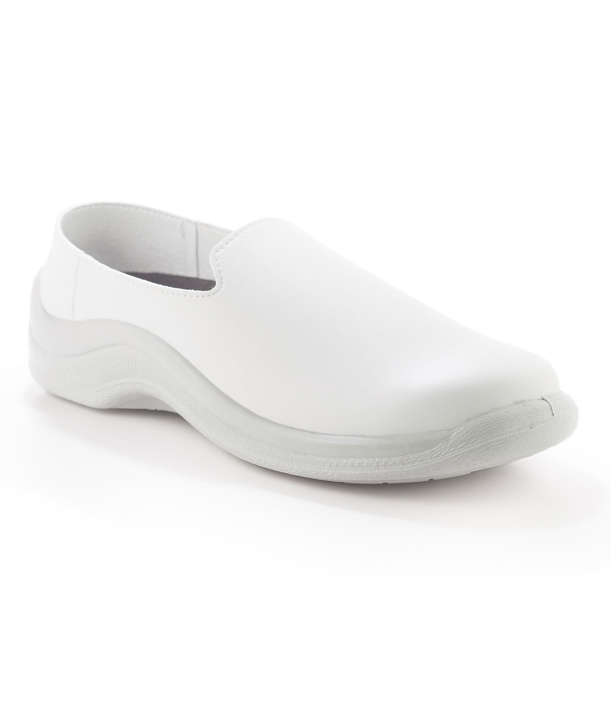 Codeor Slip-On loafer arbetsskor O1, Vit