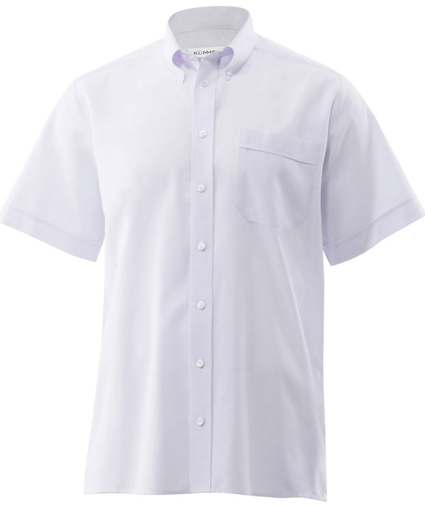 K&uuml;mmel Ridley Oxford Classic fit kort&auml;rmad skjorta, Vit