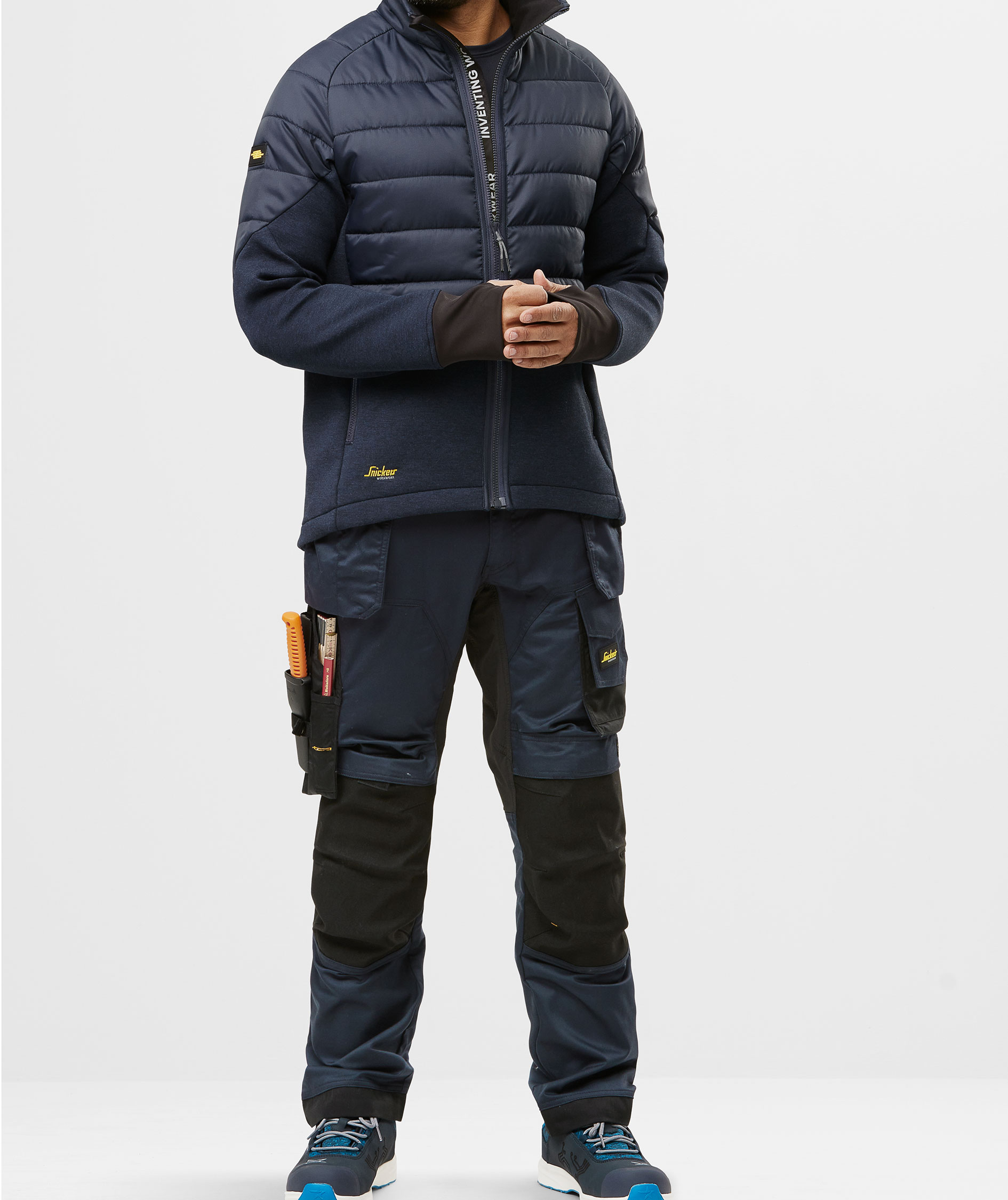 Snickers AllroundWork hantverksbyxa 6241, Marinbl&aring;/Svart