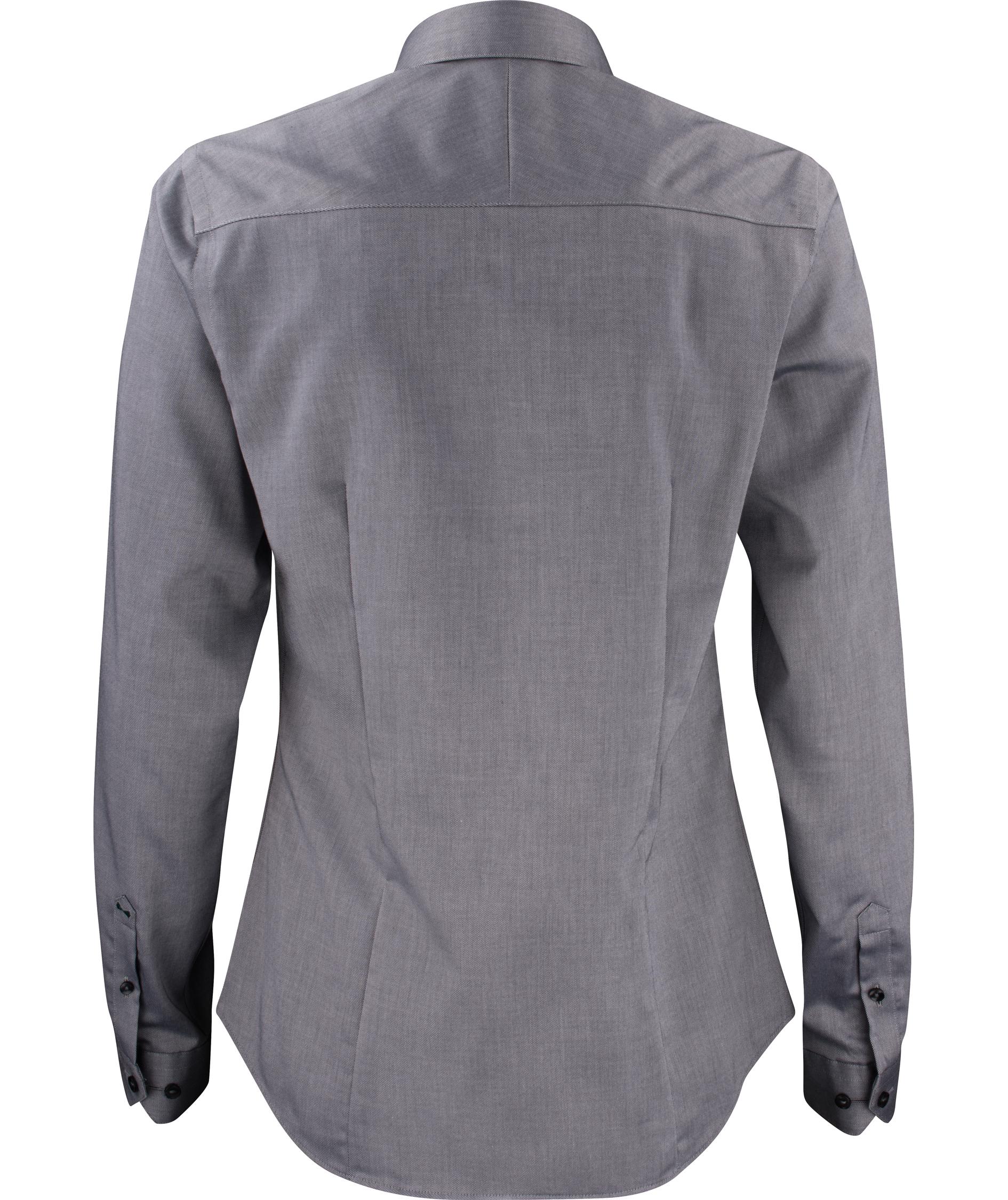 J. Harvest & Frost Twill Green Bow O1 lady fit skjorta, Gr&aring;, large image number 1