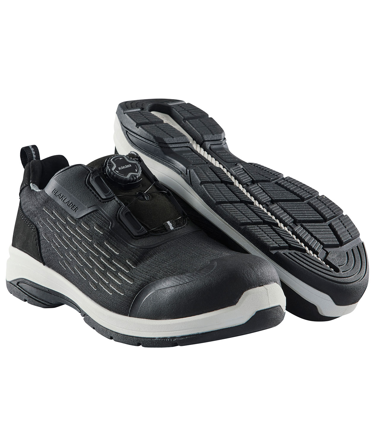 Bl&aring;kl&auml;der Cradle sikkerhedssko S1P, Sort/Mellemgr&aring;