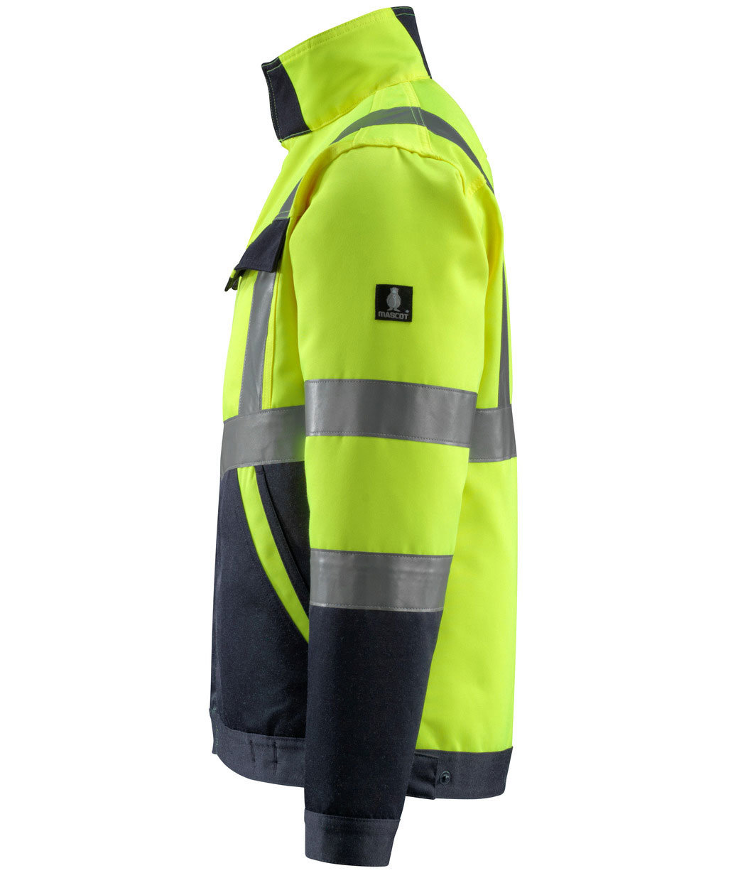 Mascot Safe Light Forster work jacket, Hi-Vis Yellow/Dark Marine