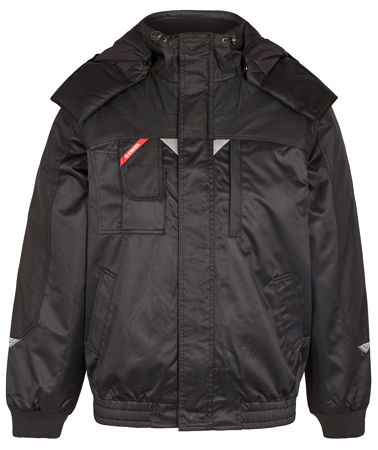 Engel 2-in-1 pilot jacket, Black, large image number 0