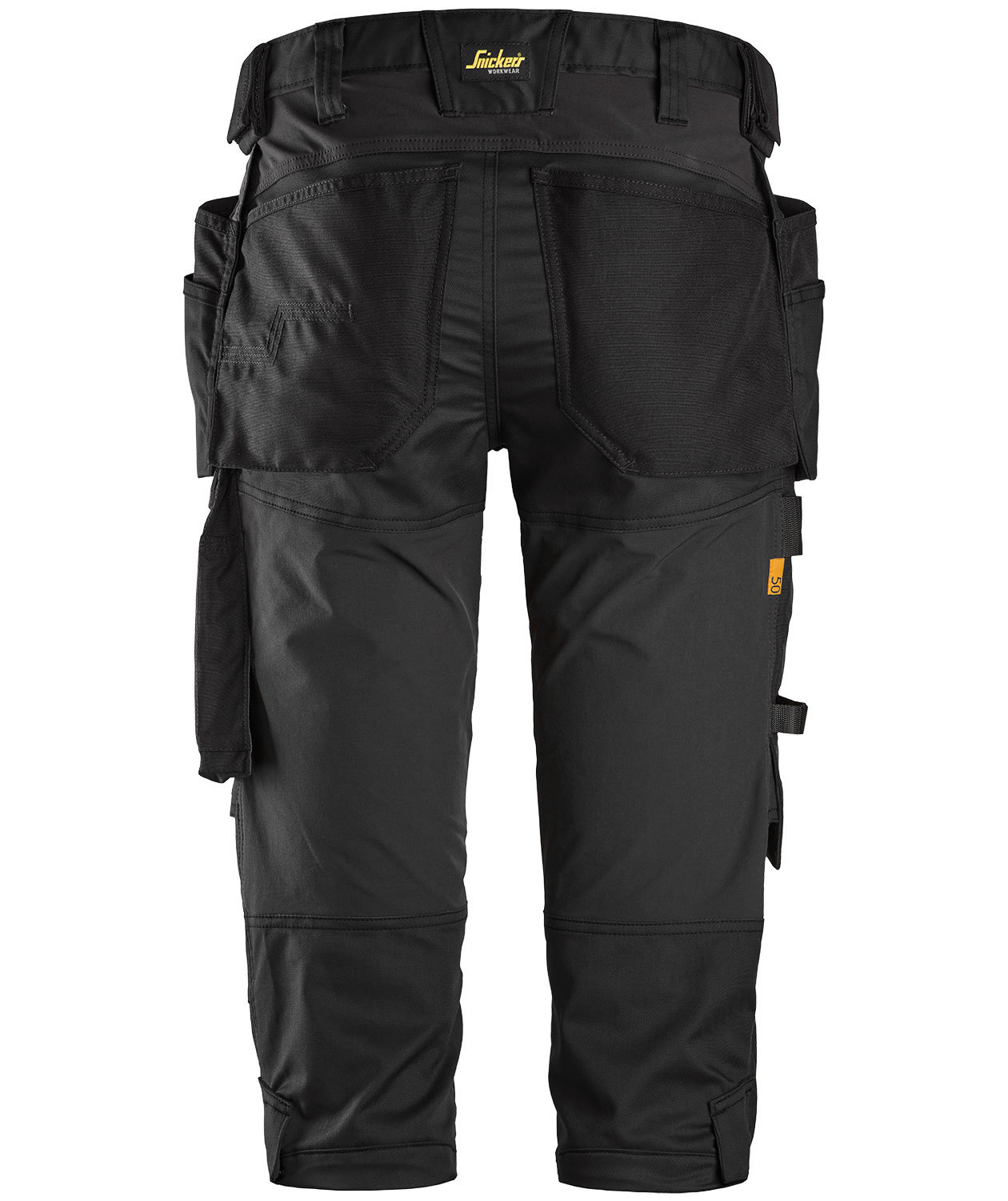 Snickers AllroundWork h&aring;ndverkerknickers 6142, Svart, large image number 2