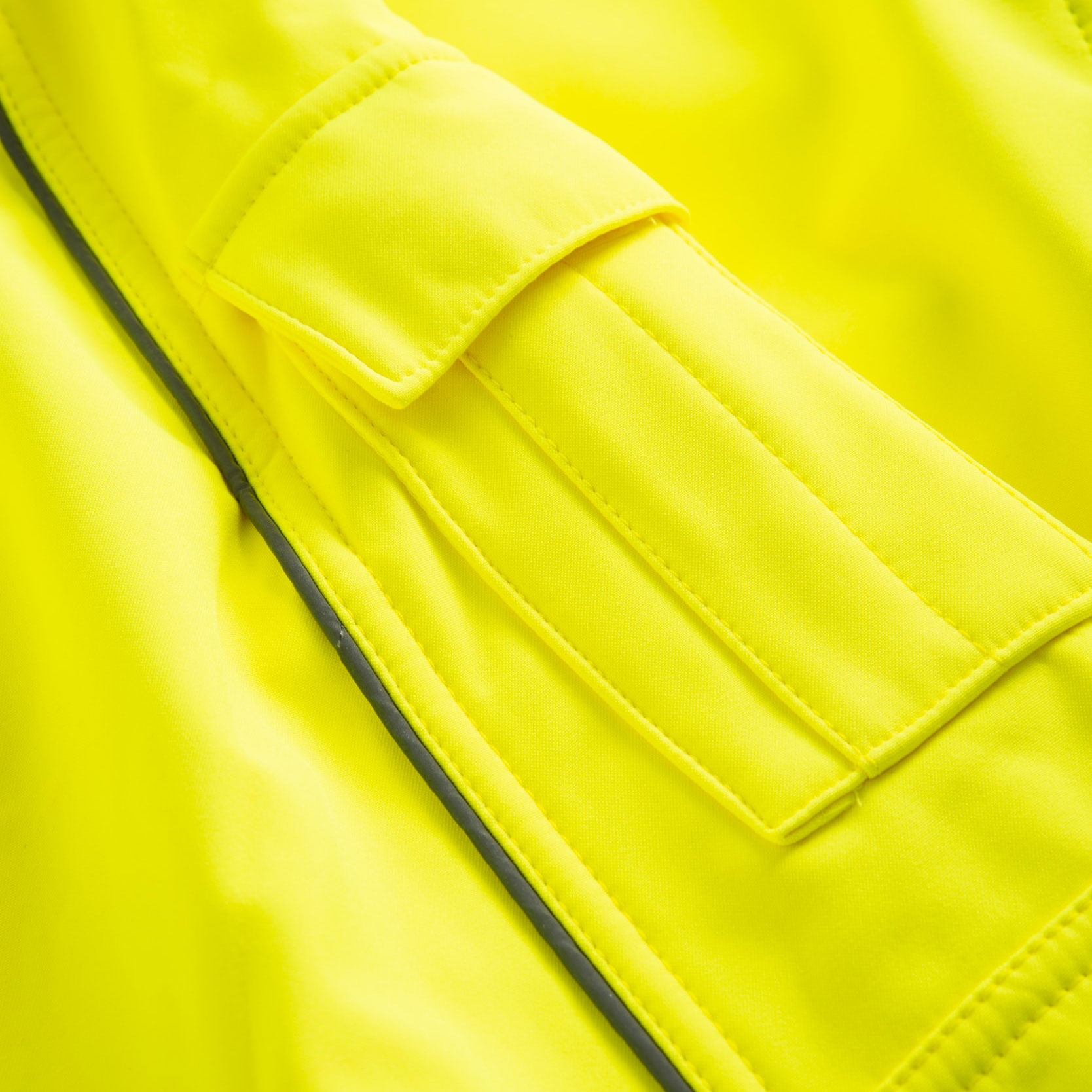 Lyngs&oslash;e Softshelljacke, Hi-vis Gelb/Schwarz