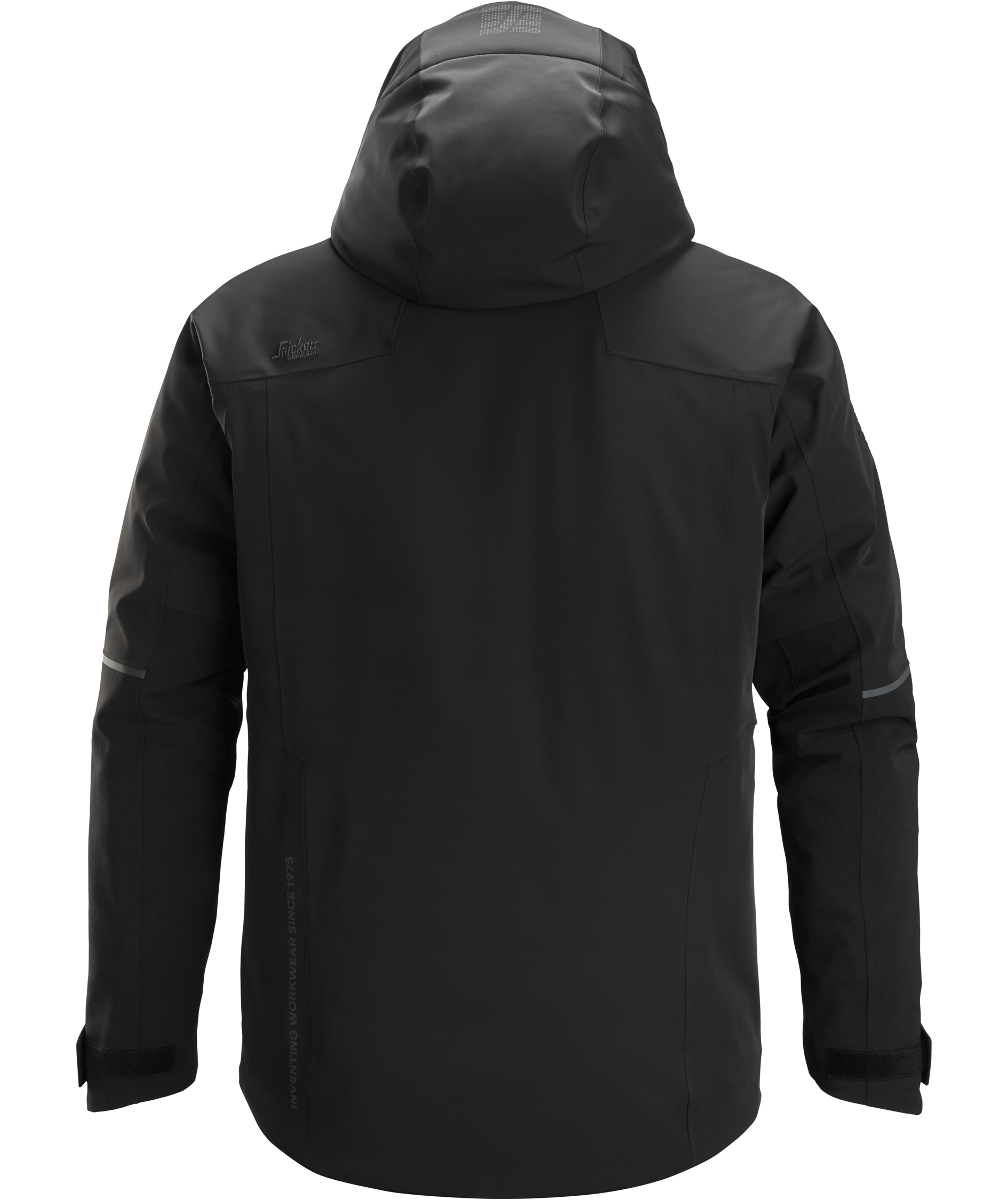 Snickers Flexiwork vinterjakke 1955, Black/Black, large image number 2