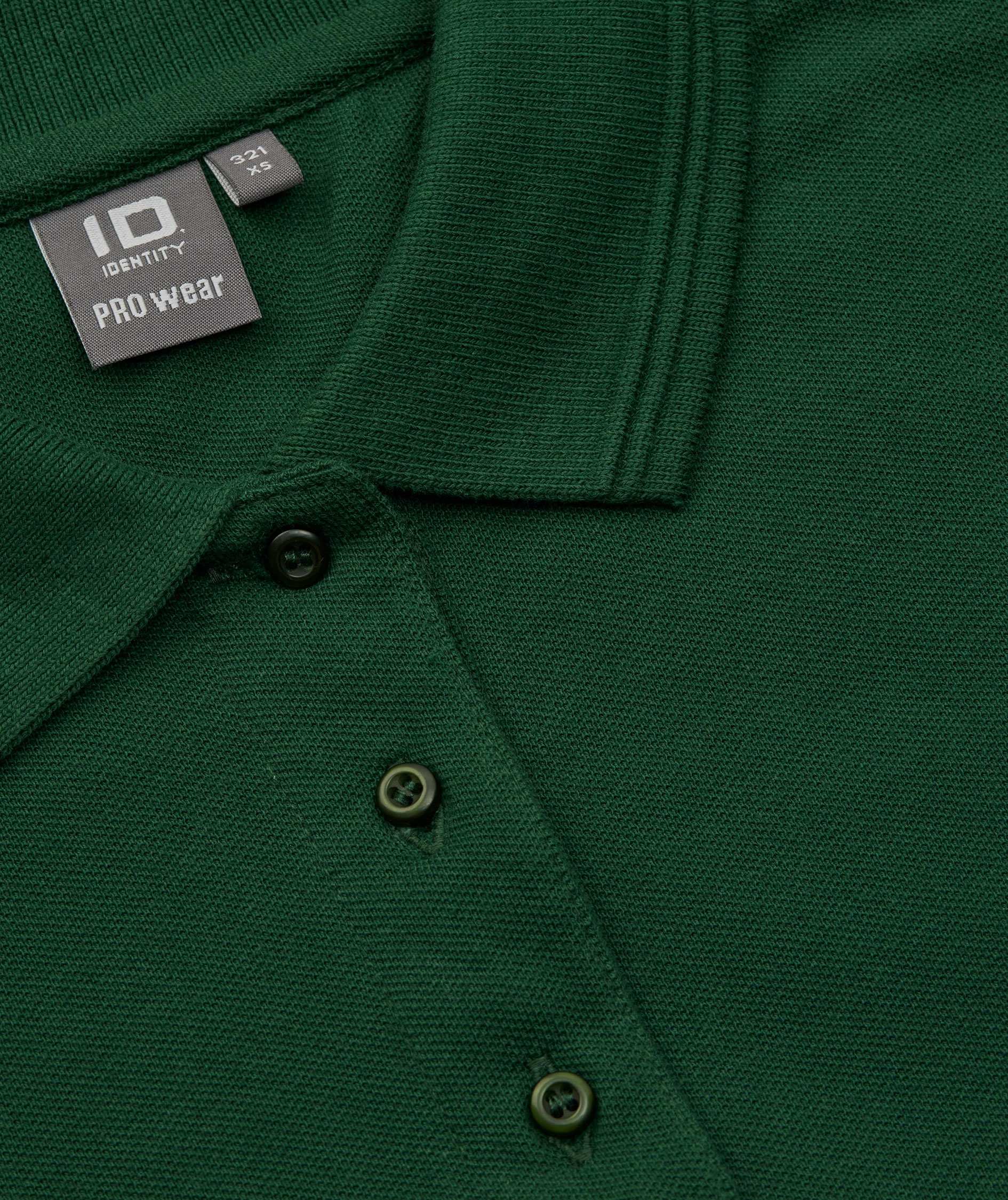 ID PRO Wear dame Polo T-shirt, Flaskegr&oslash;n, large image number 3