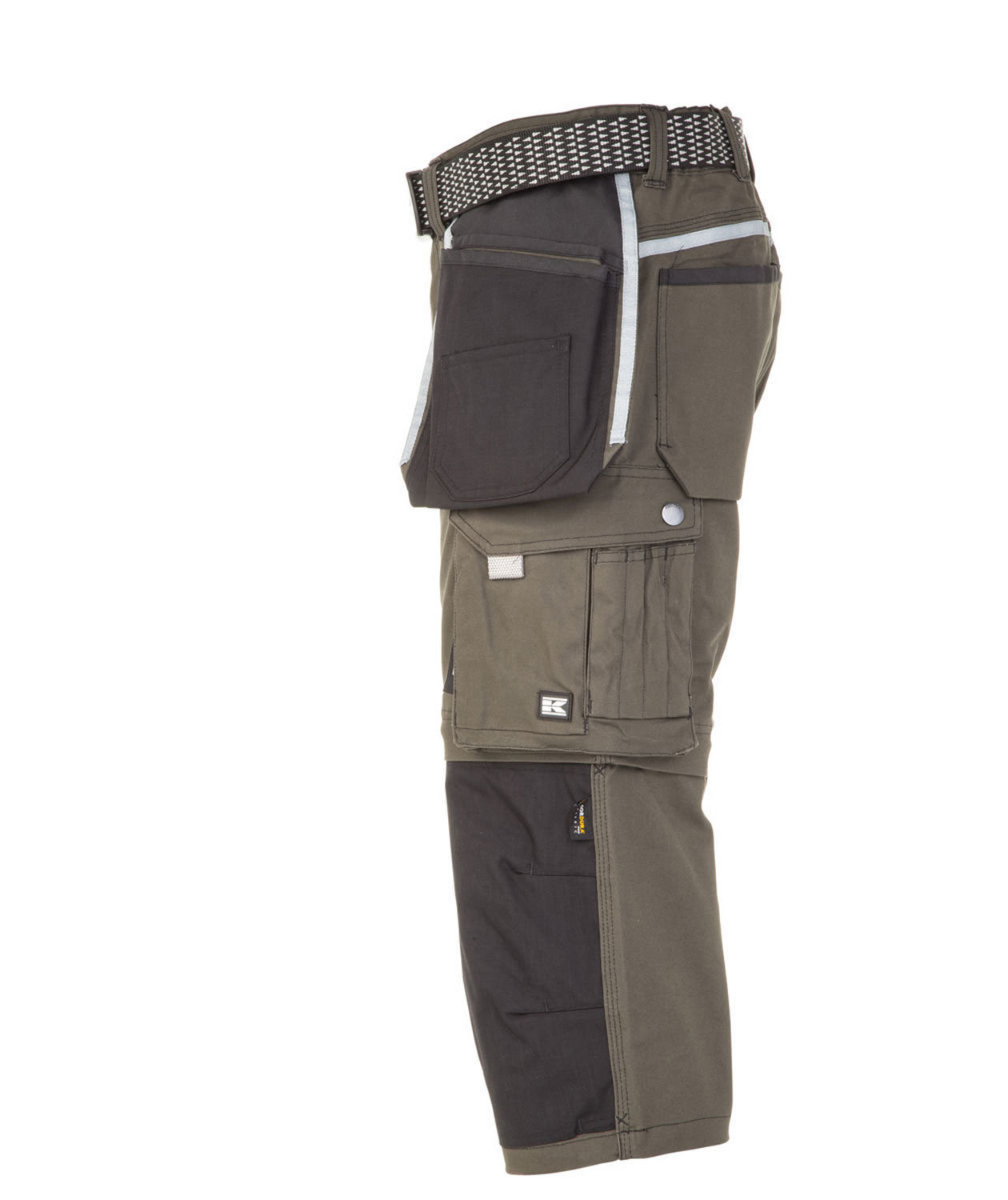 Kramp Technical stretch piratbyxa, Olivgr&ouml;n