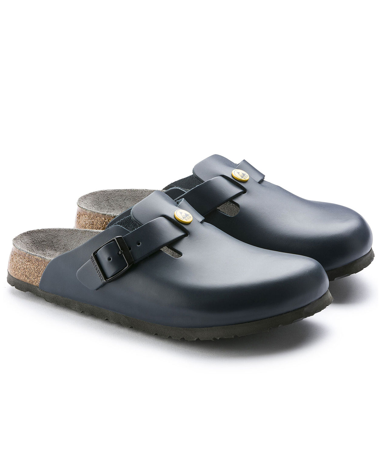 Birkenstock Boston ESD Narrow Fit dame sandaler, Bl&aring;, large image number 4