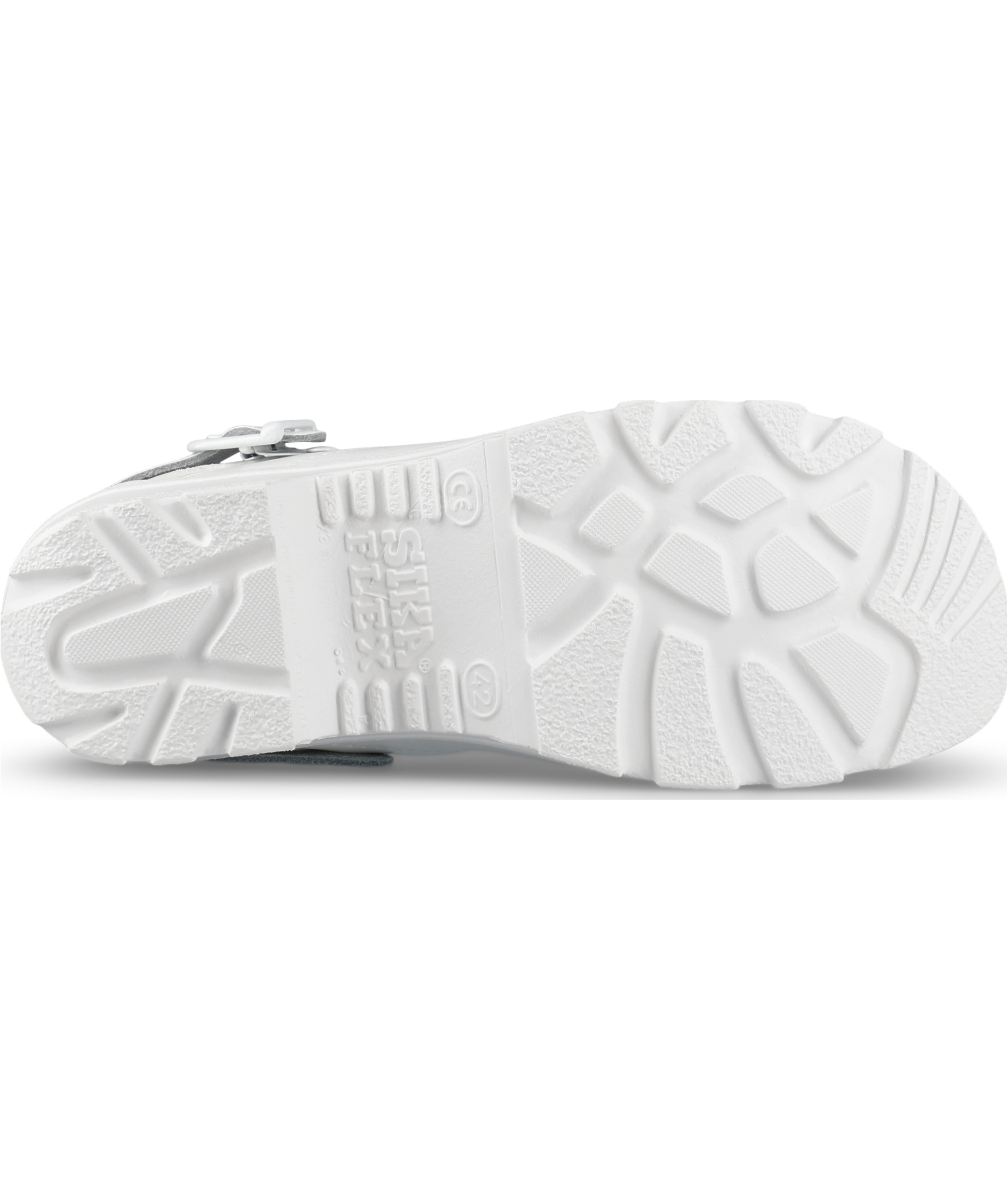 Sika Flex LBS clogs with heel strap OB, White, large image number 4