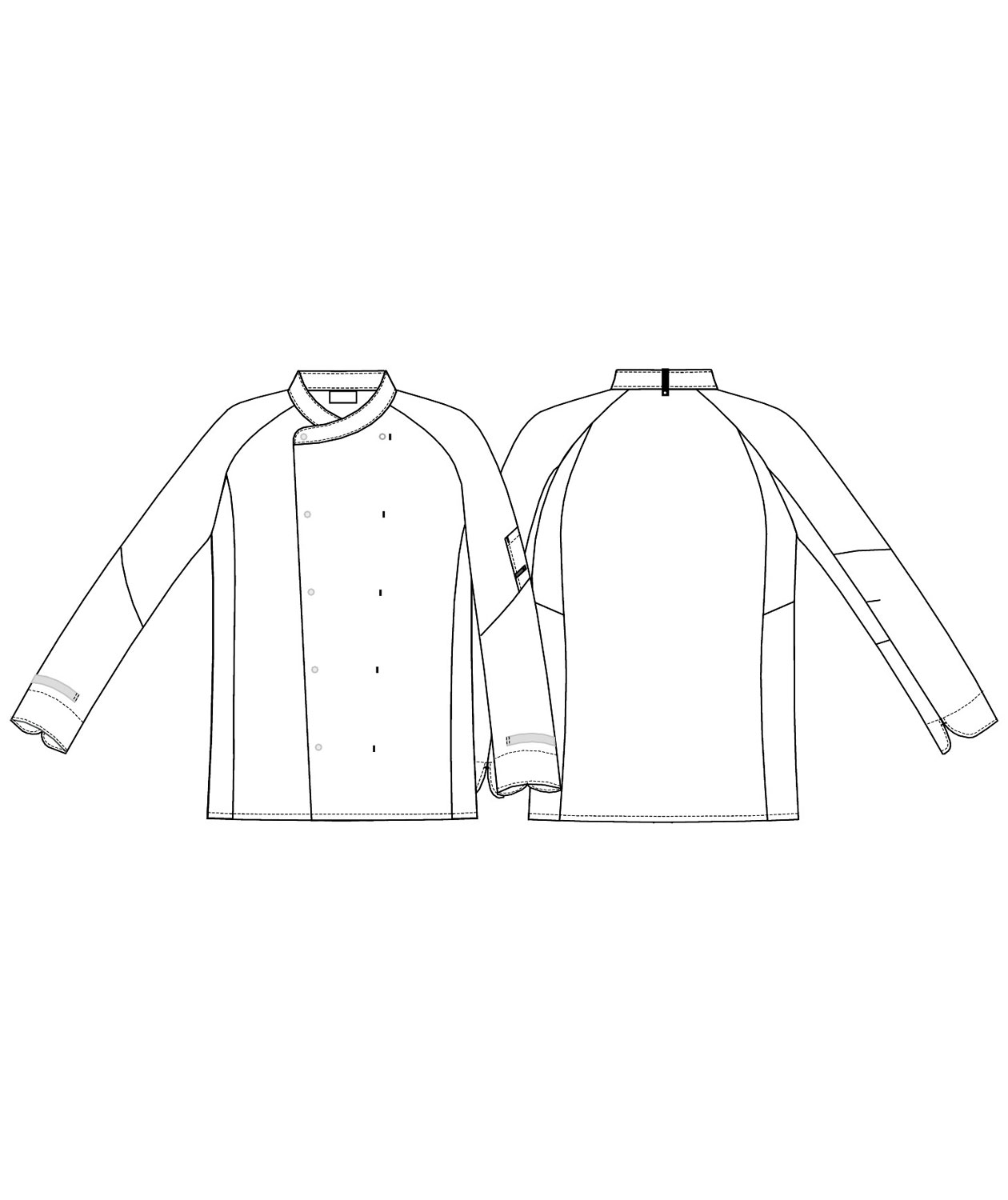 Kentaur  chefs-/server jacket, Black, large image number 3