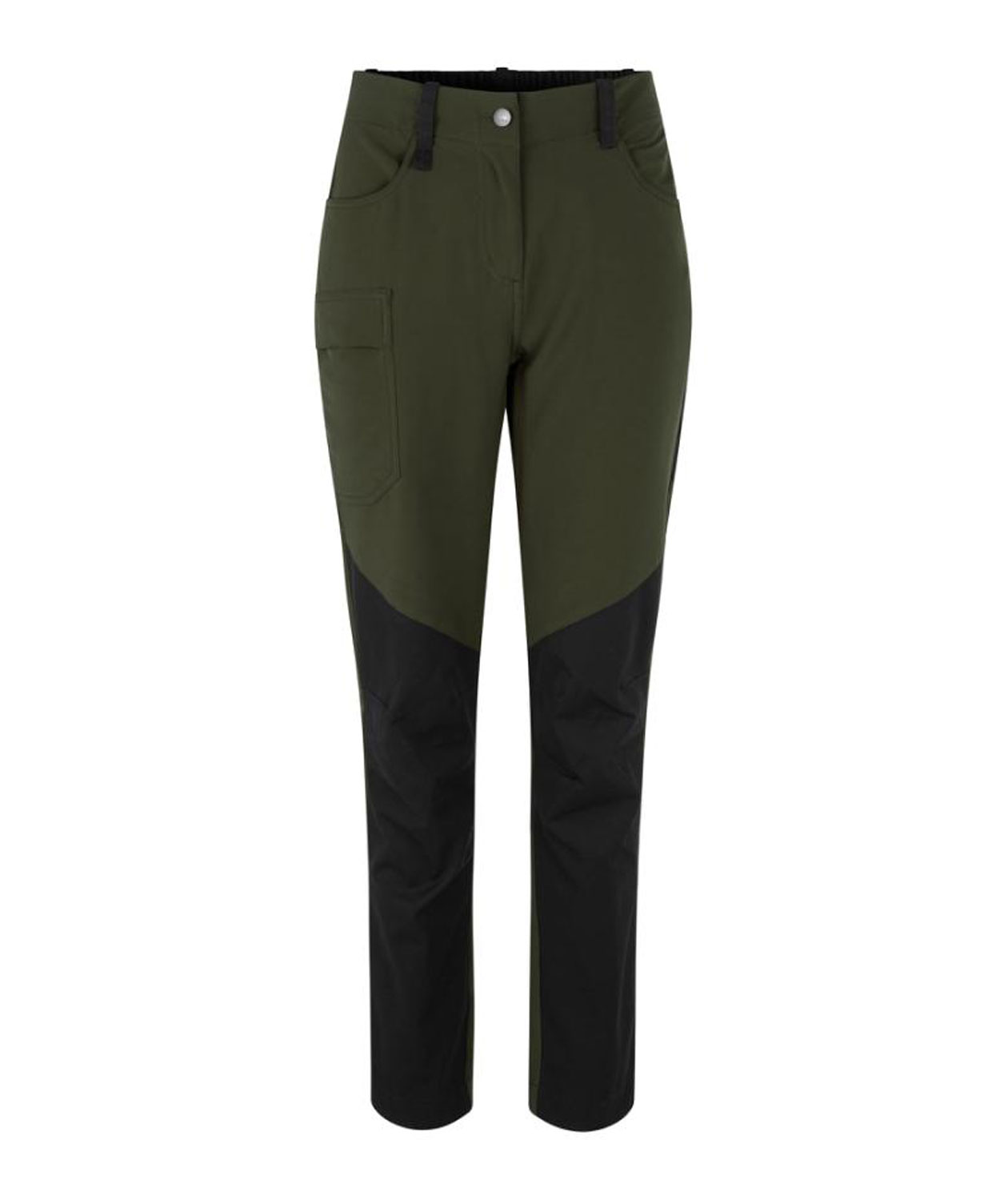 ID hybrid stretch byxa dam, Oliv