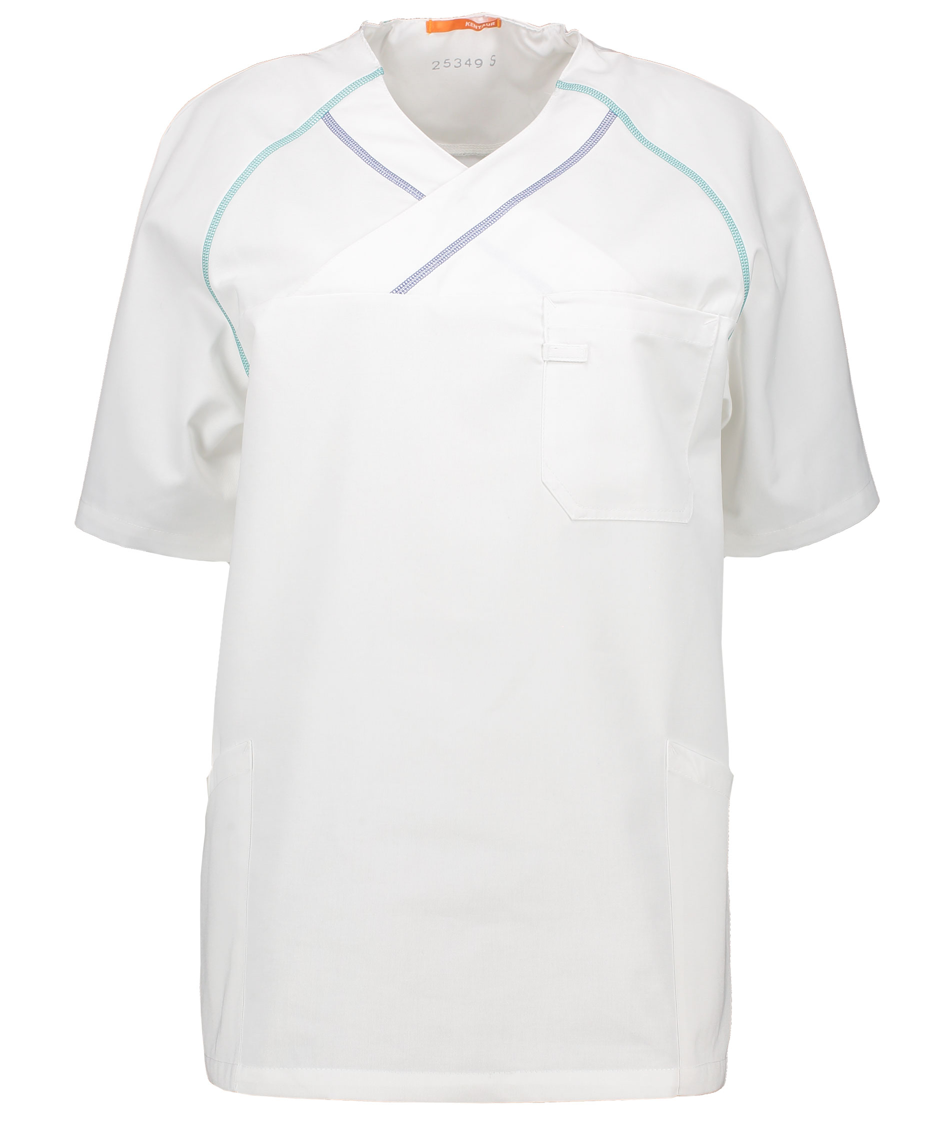 Kentaur unisex busseronne, Hvid/Bl&aring;/Gr&oslash;n, large image number 0