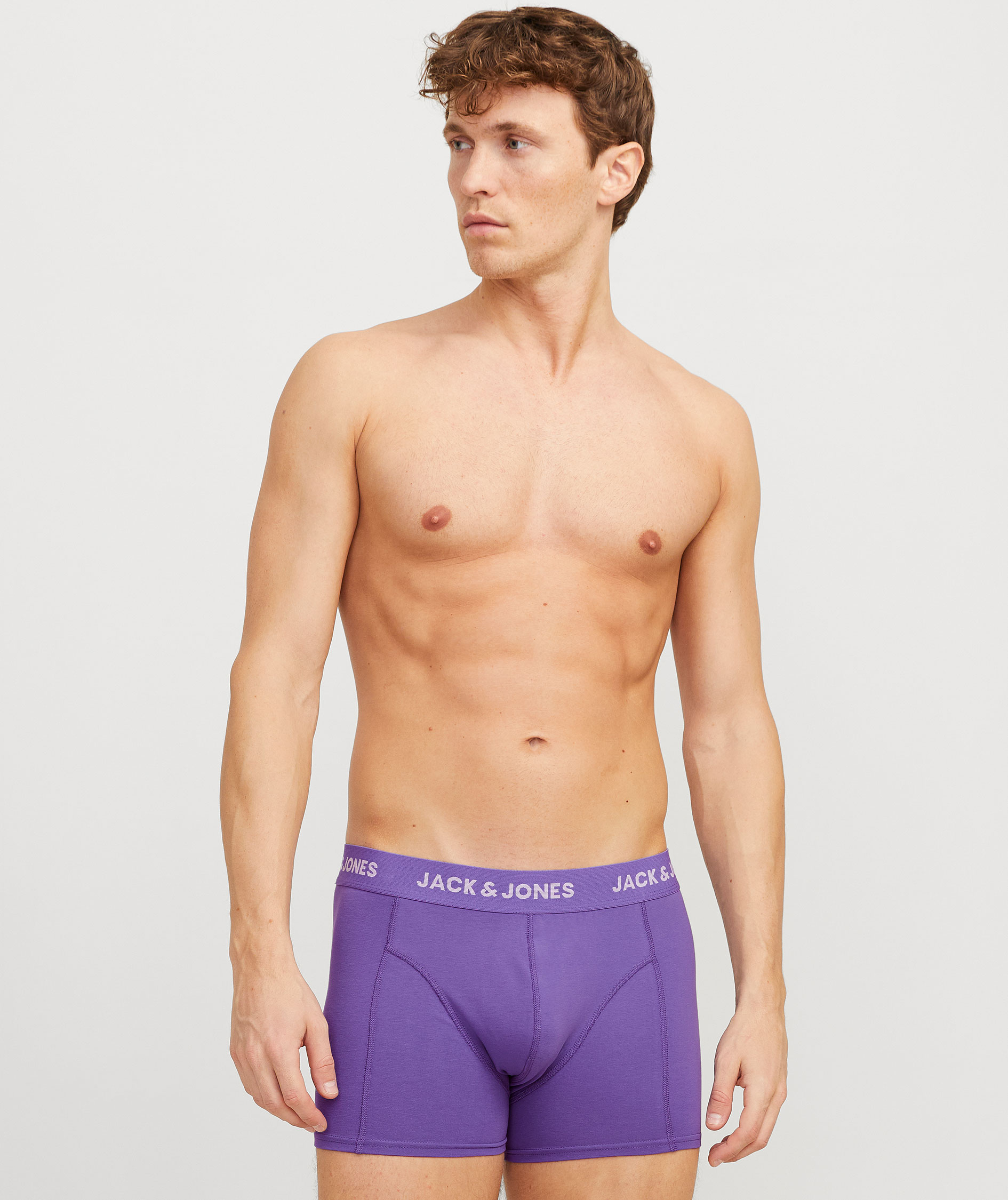 Jack & Jones JACROB SOLID 3-pak boxershorts, Agave Green, large image number 7