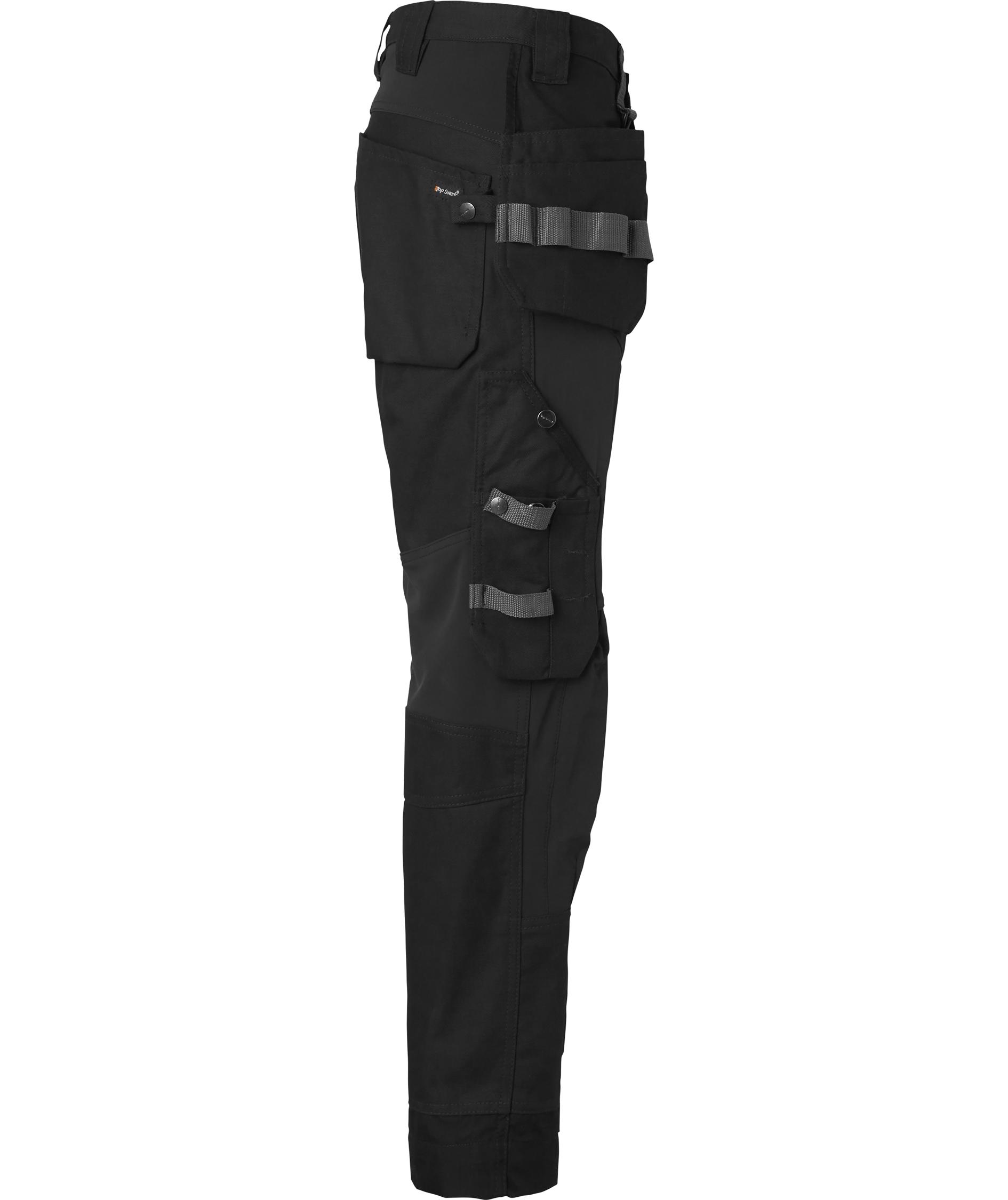 Top Swede hantverksbyxa 237, Svart, large image number 2