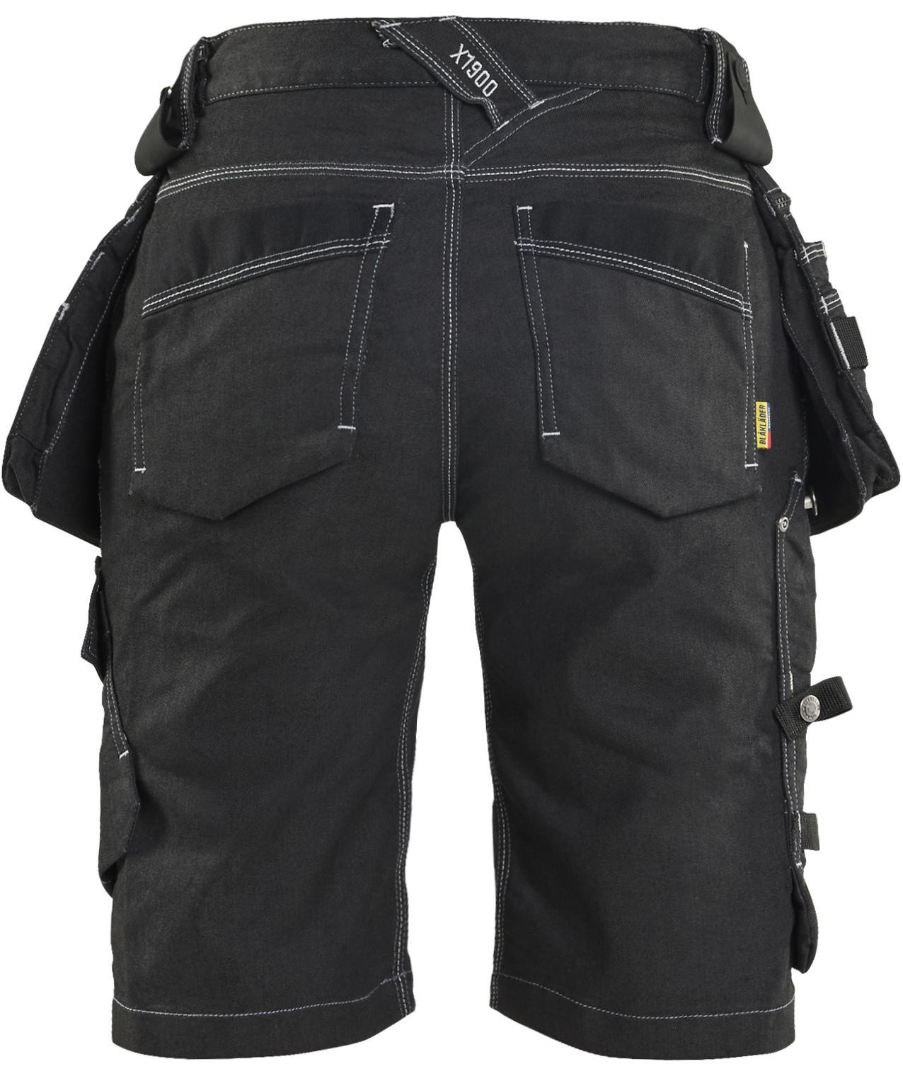 Bl&aring;kl&auml;der women's stretch craftsman shorts, Black, large image number 1