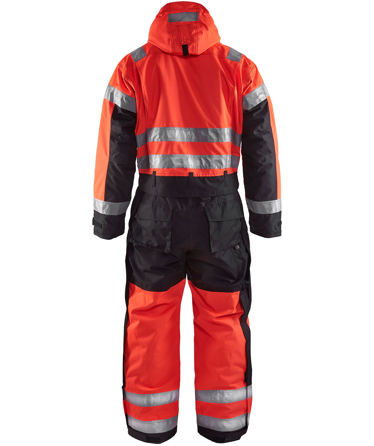 Bl&aring;kl&auml;der Winteroverall, Hi-vis Rot/Schwarz, large image number 2