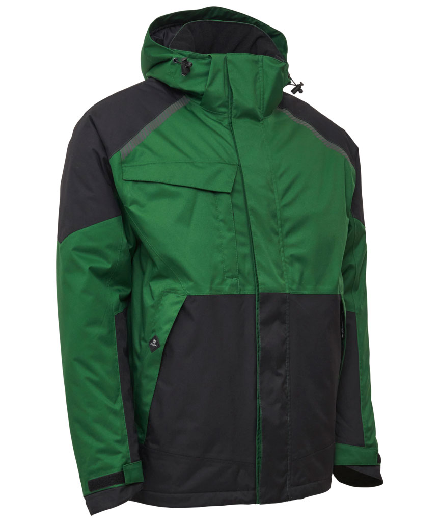 ELKA Working Xtreme stretch vinterjakke, Gr&oslash;n/Sort, Gr&oslash;n/Sort, swatch