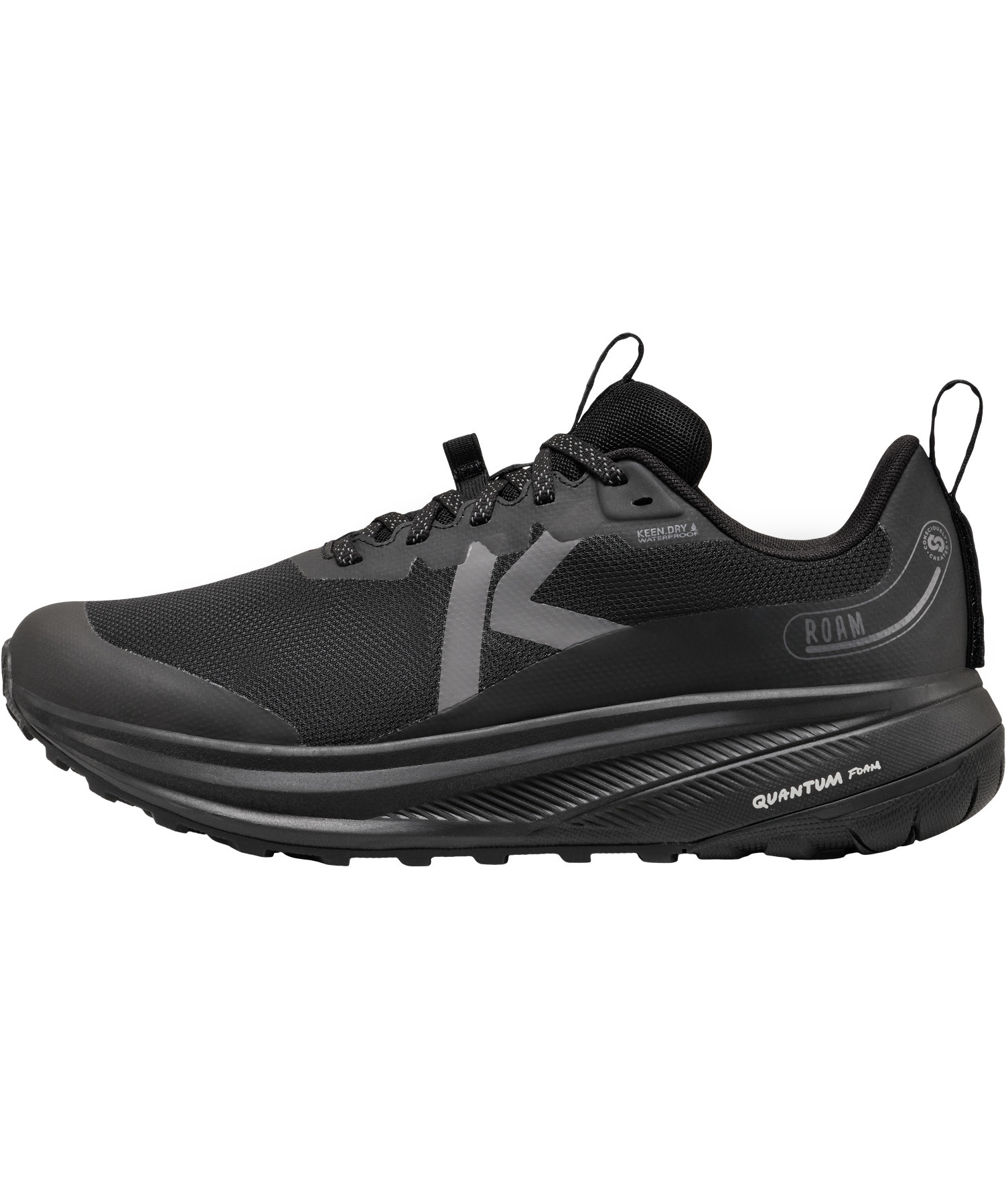 Keen Roam WP l&oslash;besko, Black/Black, large image number 3