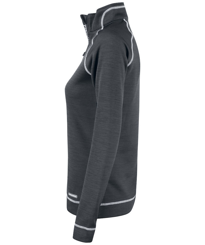 Cutter & Buck Chambers Half Zip dam, Anthracite melange, large image number 4