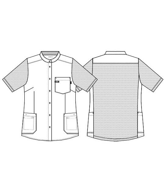 Kentaur short sleeved women's shirt, Dusty green, large image number 2