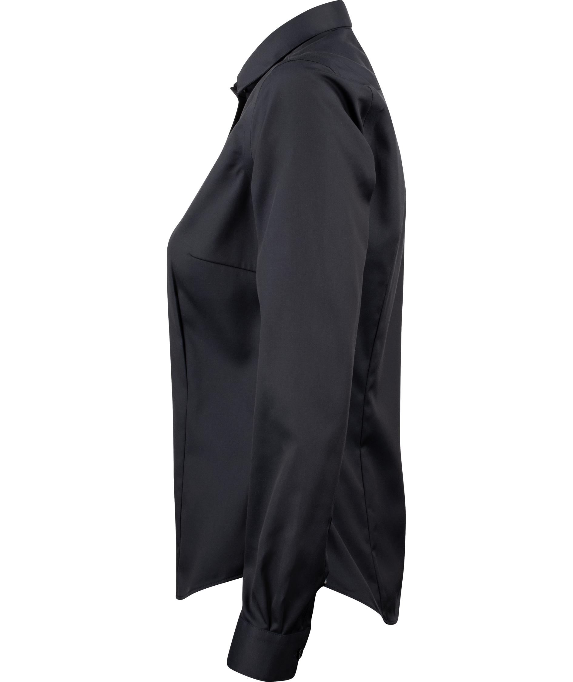 J. Harvest & Frost Twill Green Bow O1 lady fit skjorte, Sort, large image number 2