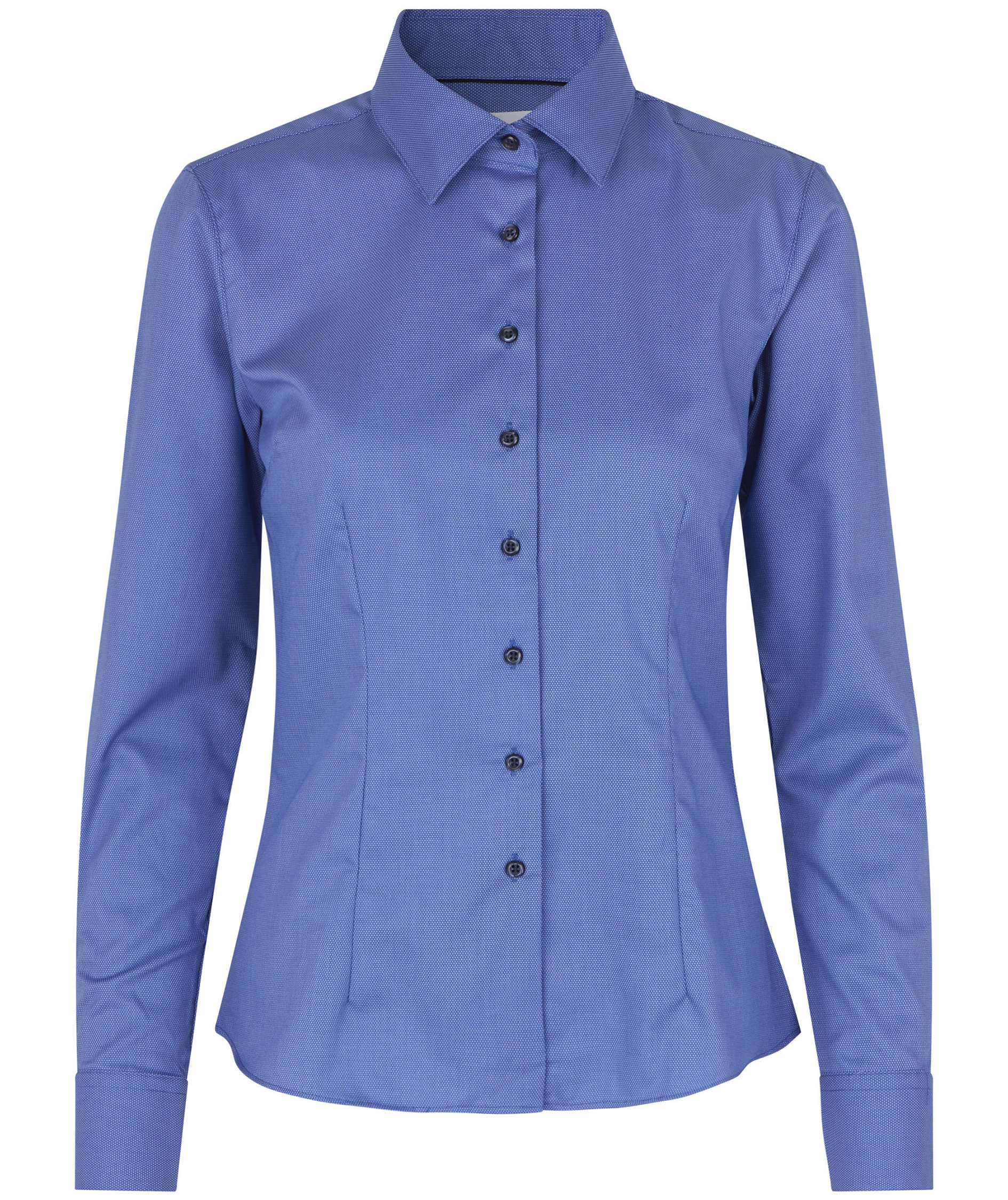Seven Seas Dobby Royal Oxford modern fit women's shirt, French Blue