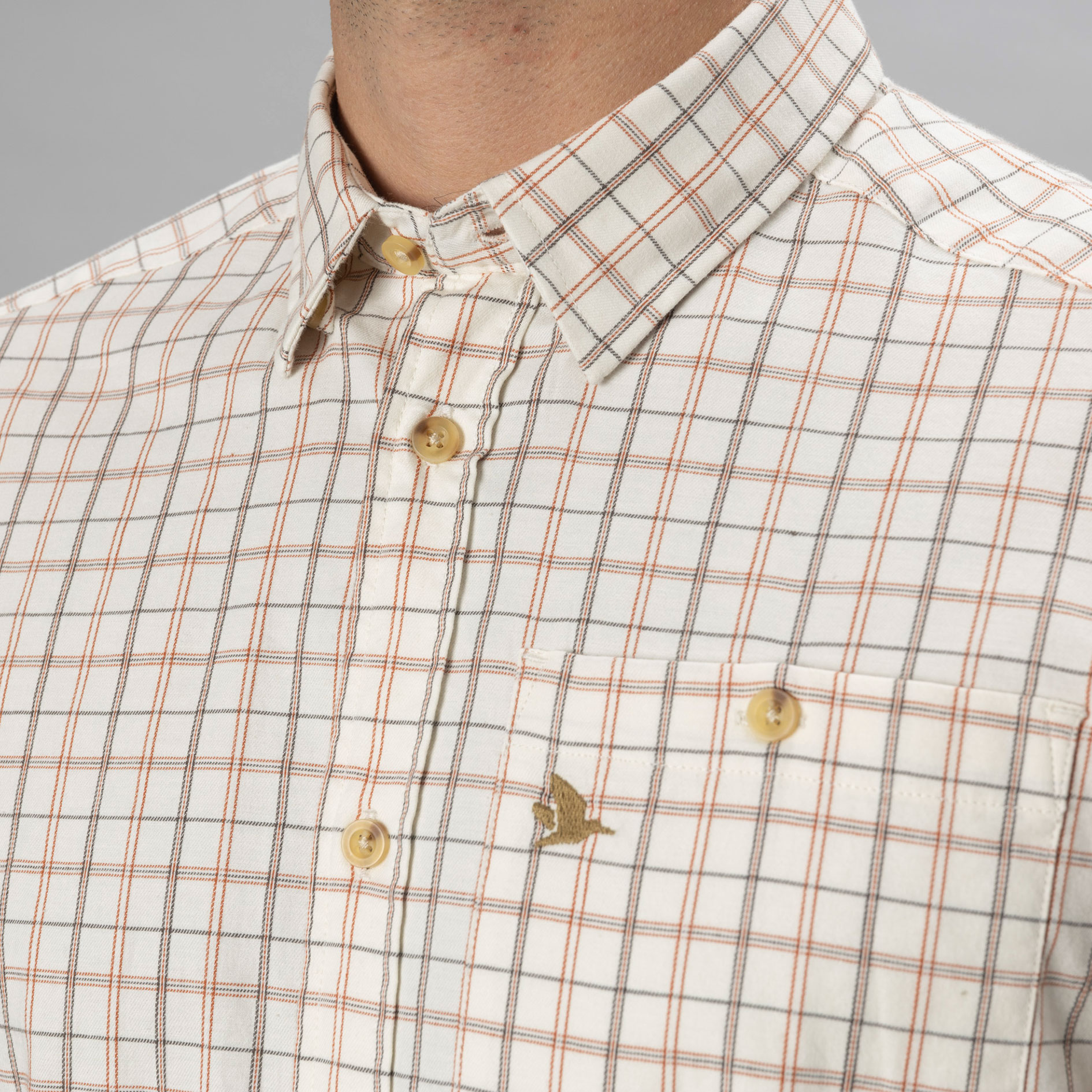 Seeland Shooting comfort fit Hemd, Gold Flame Check, large image number 2