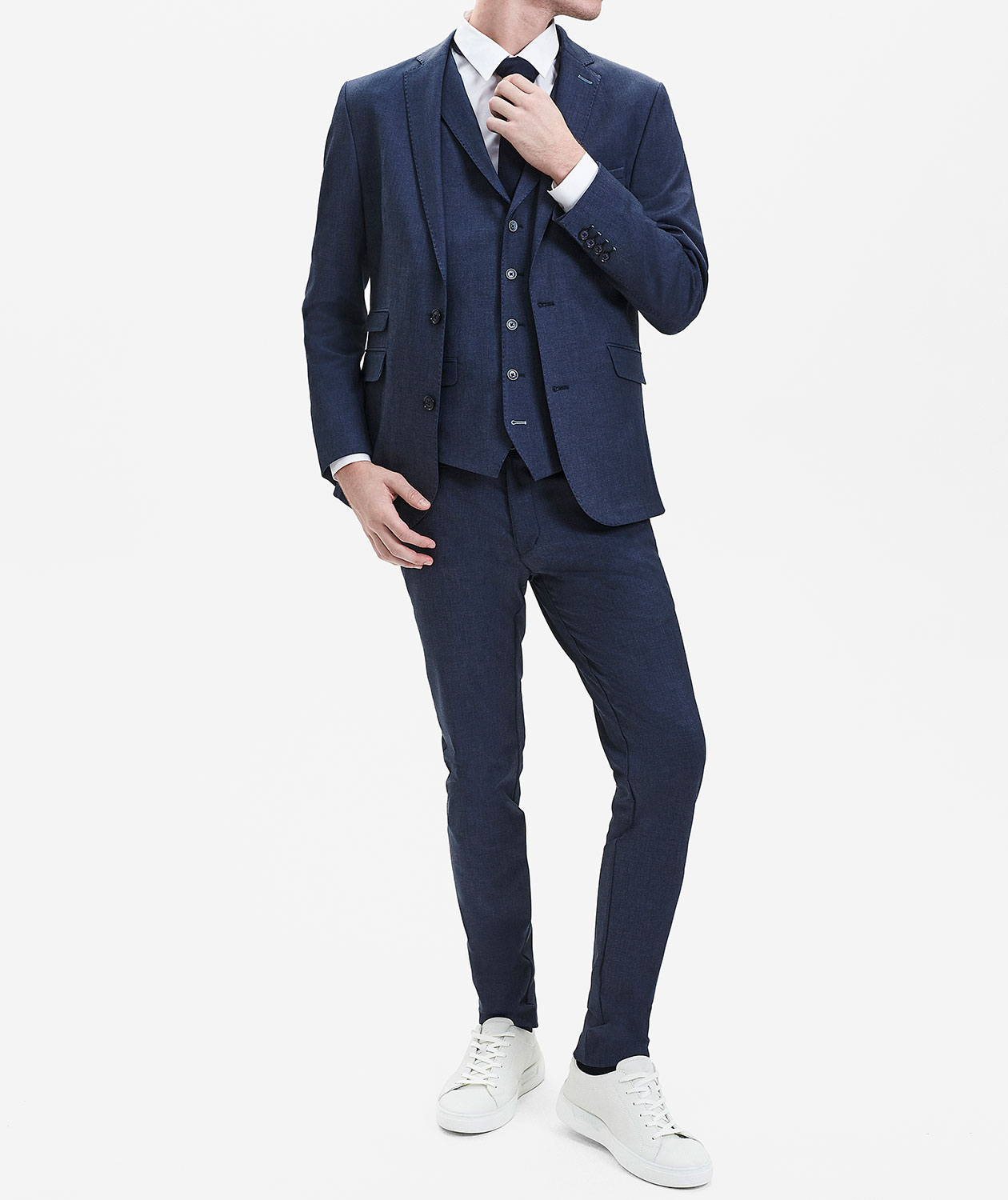 Sunwill Extreme Flexibility Modern fit kavaj, Navy