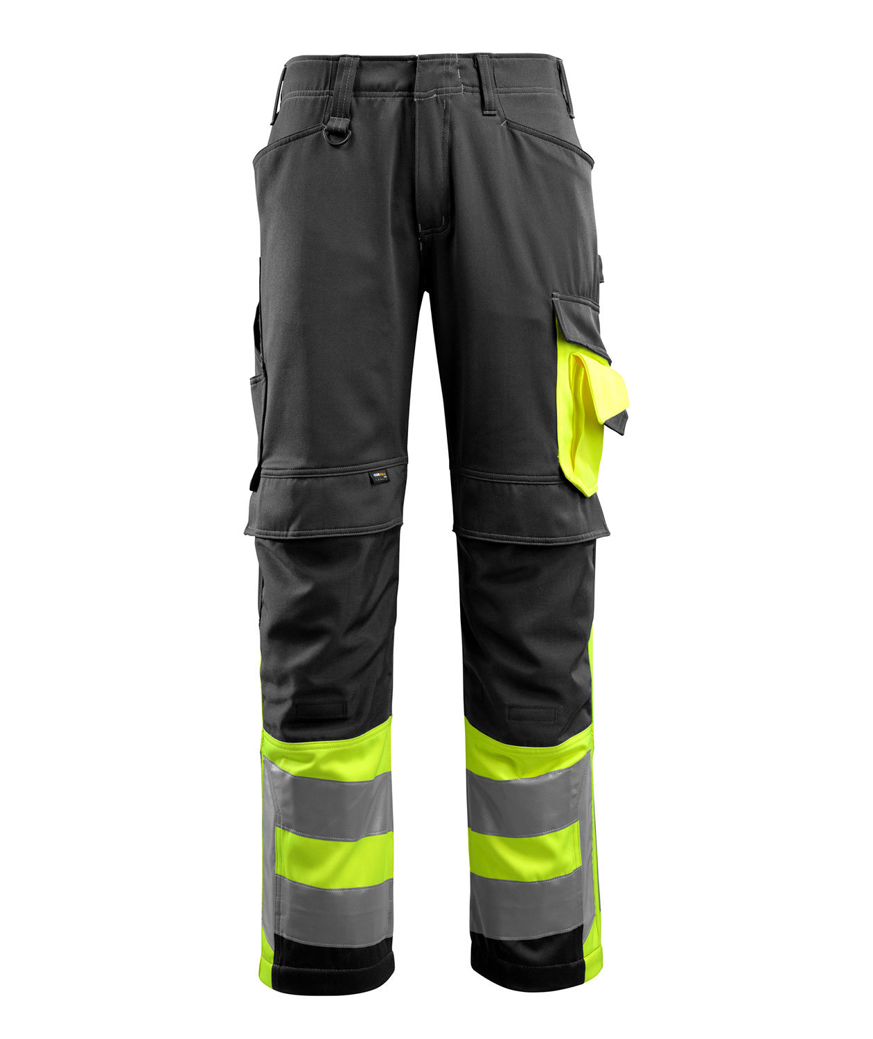 Mascot Safe Supreme Leeds arbeidsbukse, Svart/Hi-Vis Gul