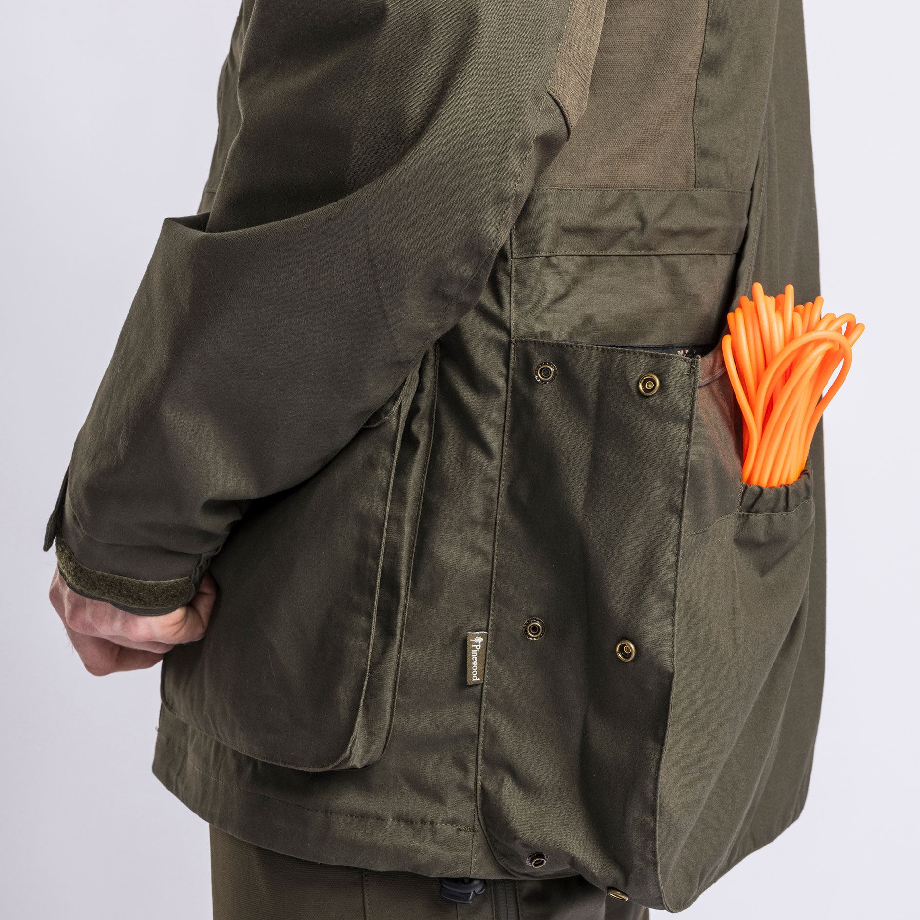 Pinewood Dog Sports Trainer Extreme jakke, Moss green, large image number 7