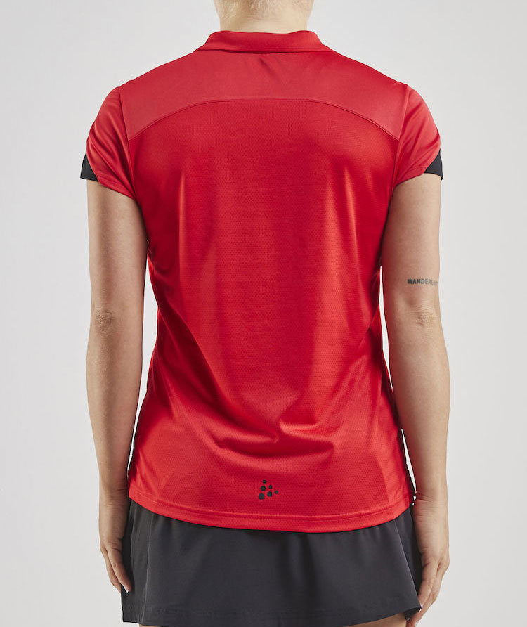Craft Pro Control Impact Damen Poloshirt, Bright red, large image number 2