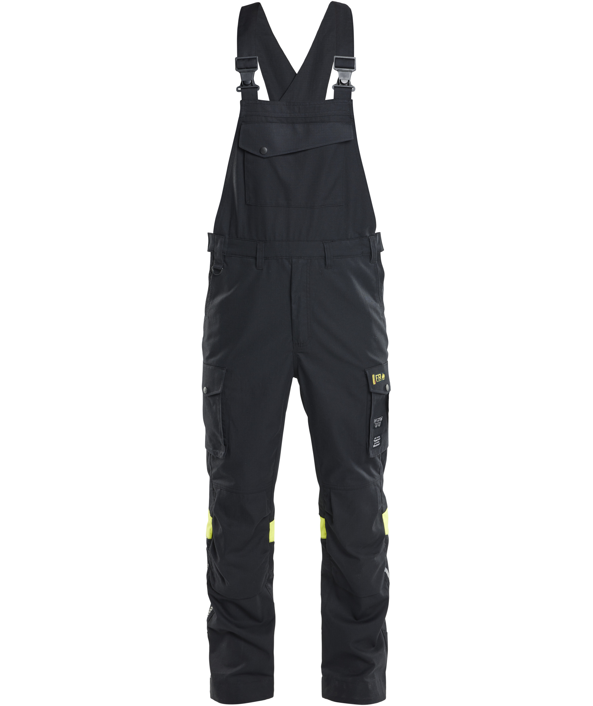 Bl&aring;kl&auml;der FR selebukse, Svart/Hi-Vis Gul