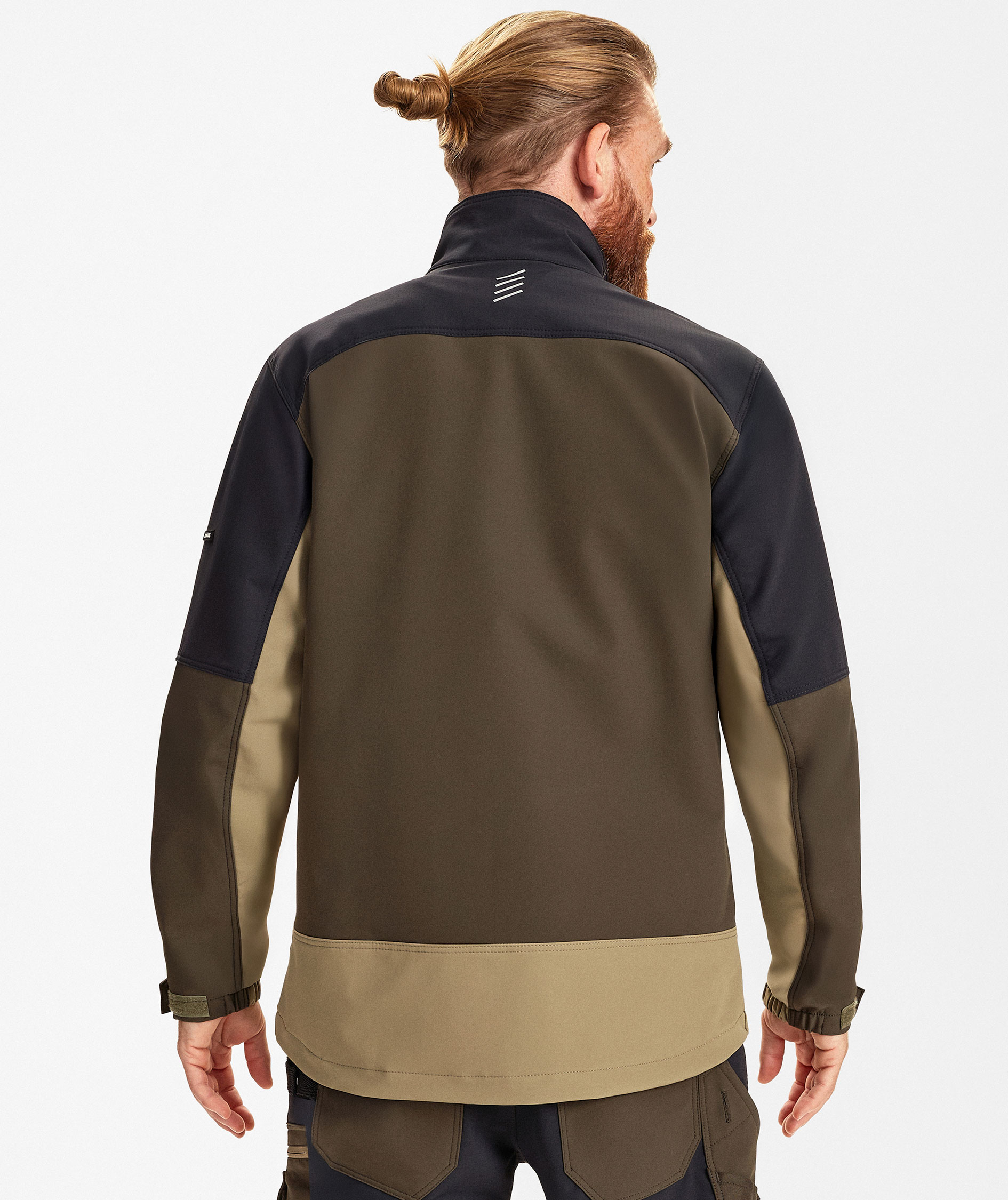 Engel Entire Arbeitsjacke full stretch, Forest Green/Black, large image number 4