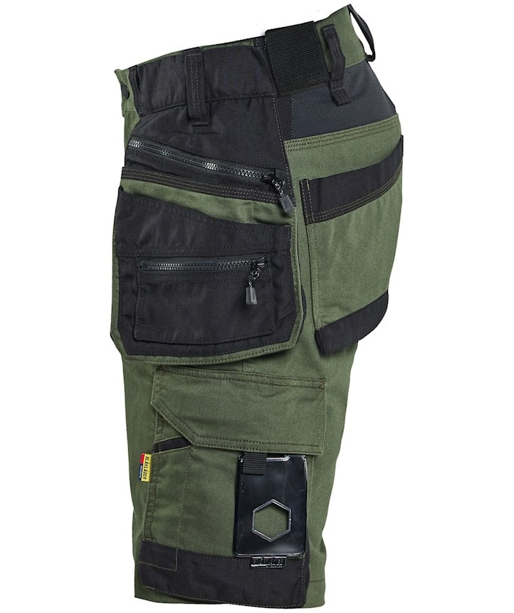 Bl&aring;kl&auml;der Striker Handwerkershorts, Waldgr&uuml;n/Schwarz, large image number 3