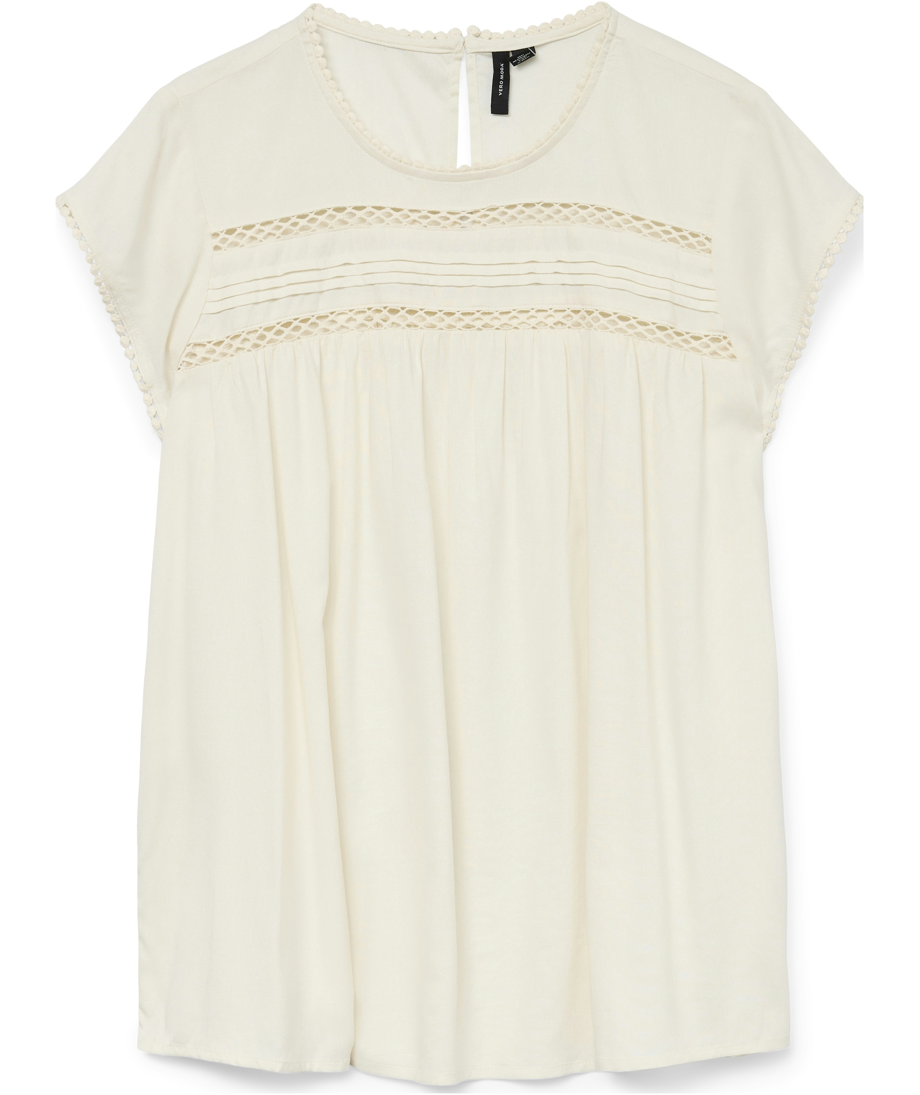 Vero Moda VMDEBBIE PLEAT blus dam, Snow White
