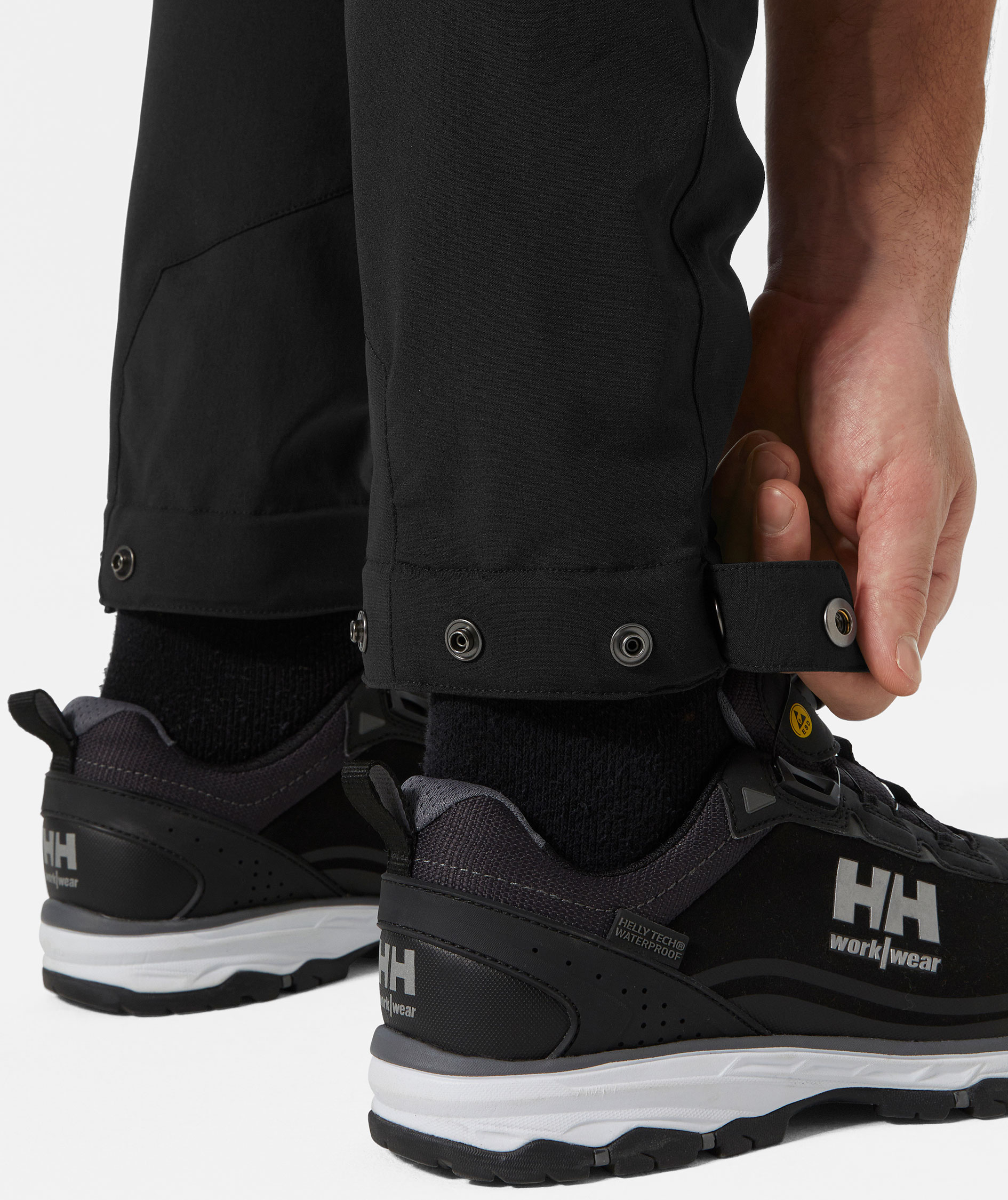 Helly Hansen Magni Evo cargobukser full stretch, Black, large image number 6