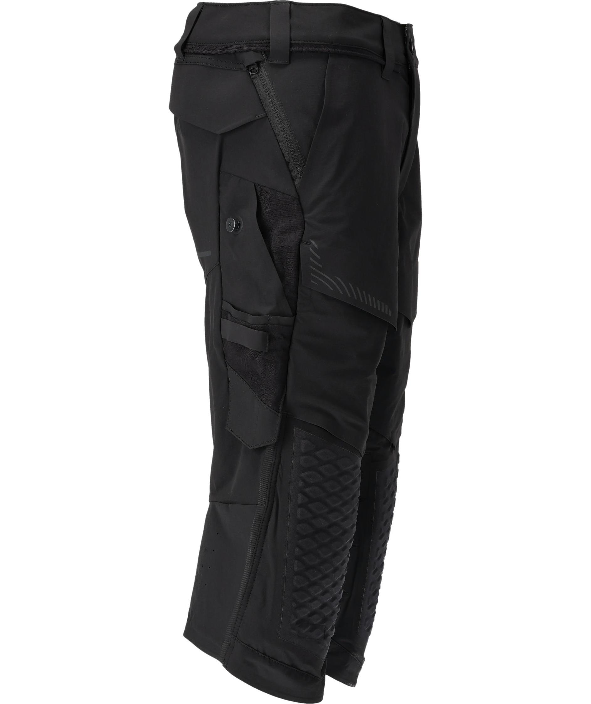 Mascot Customized arbeidsknickers full stretch, Svart, large image number 2