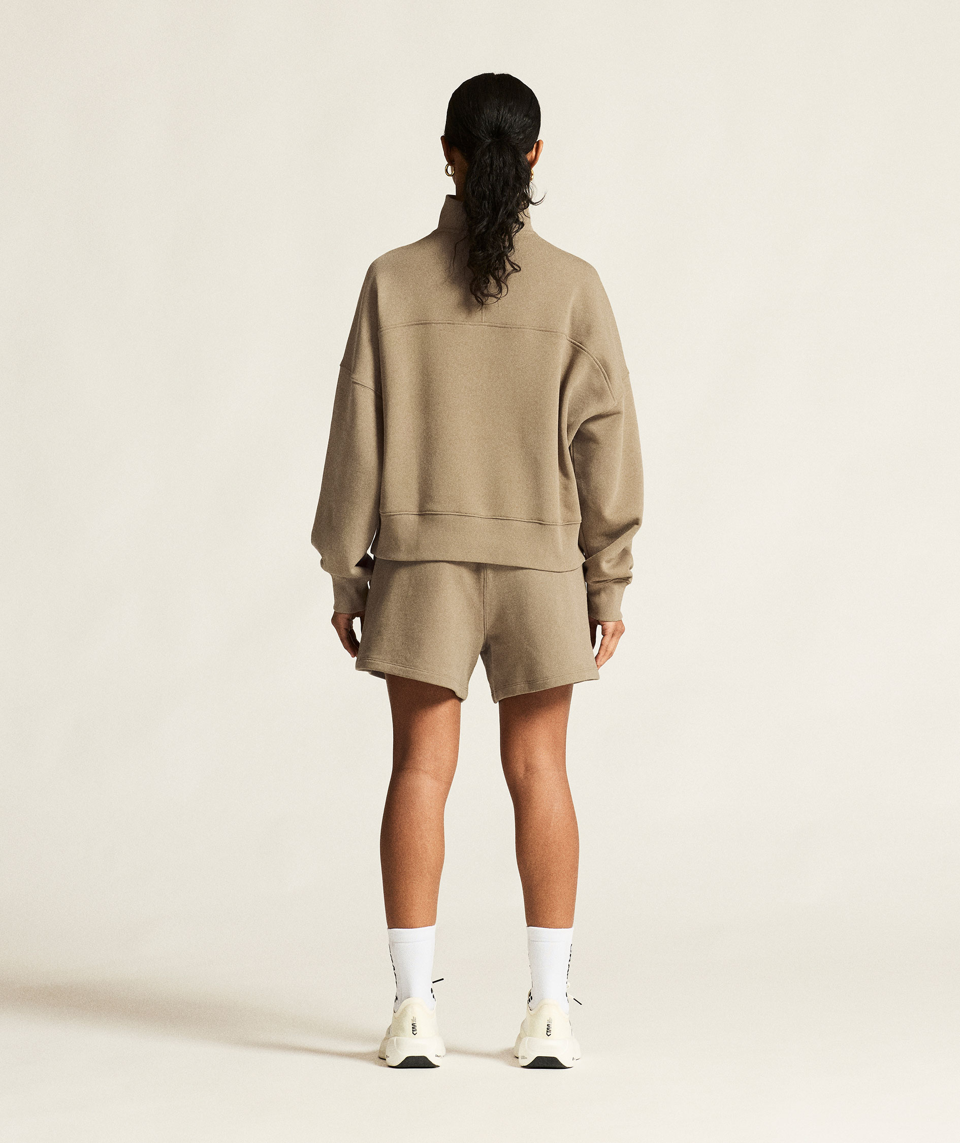 Craft Frequent dame half zip, Taupe, large image number 8