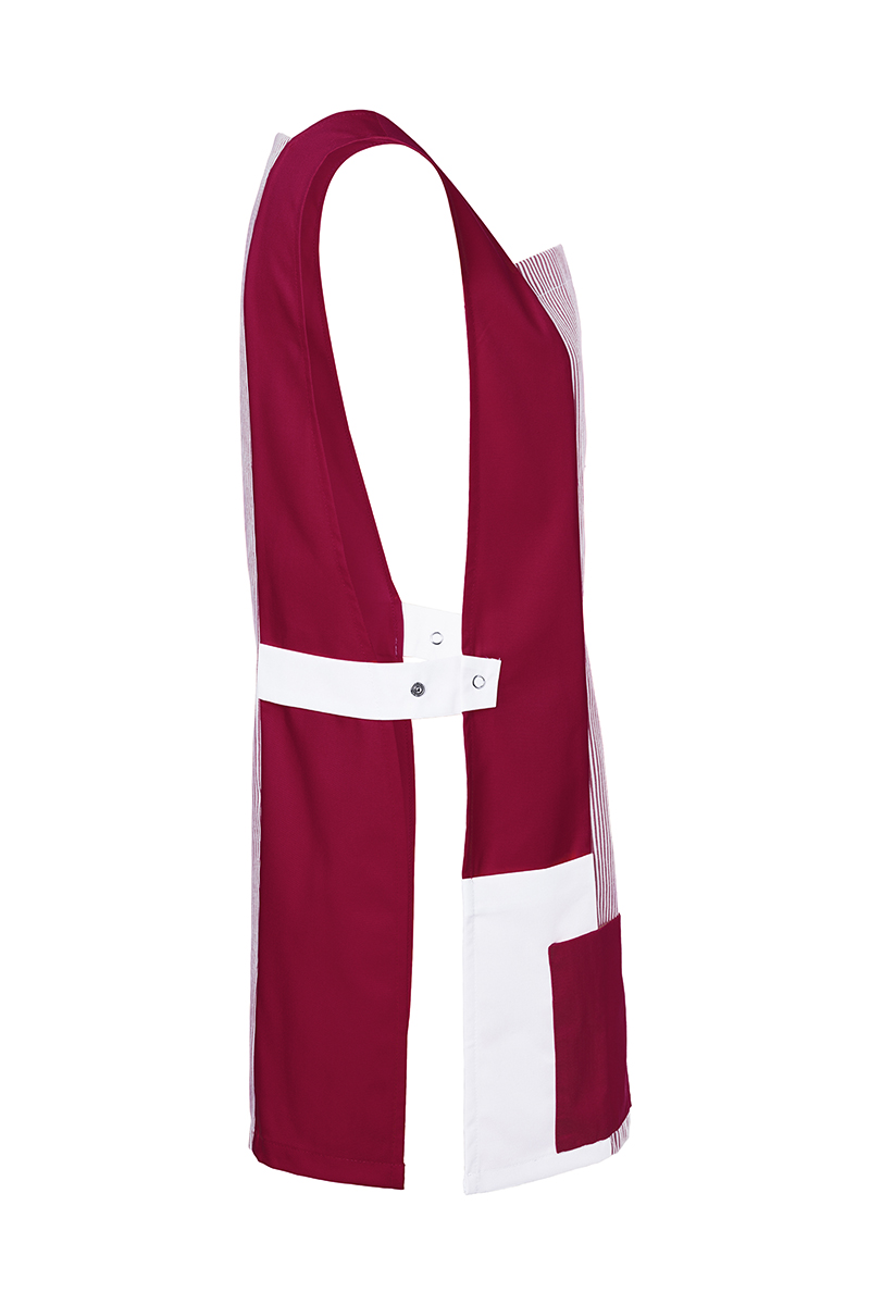 Karlowsky Nala Damen Sandwich Sch&uuml;rze, Bordeaux/white, large image number 4