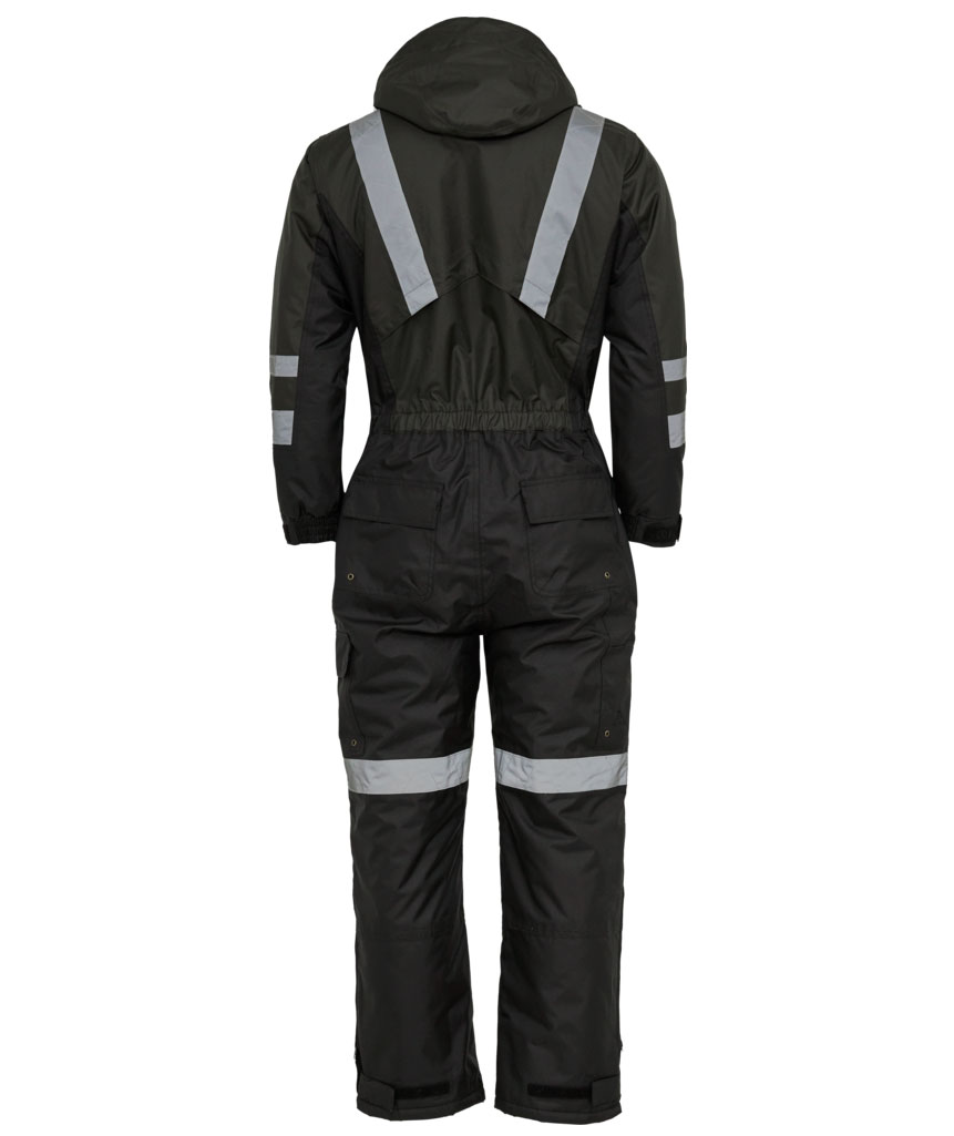 ELKA Working Xtreme termooverall dam, Kolgr&aring;/Svart, large image number 2