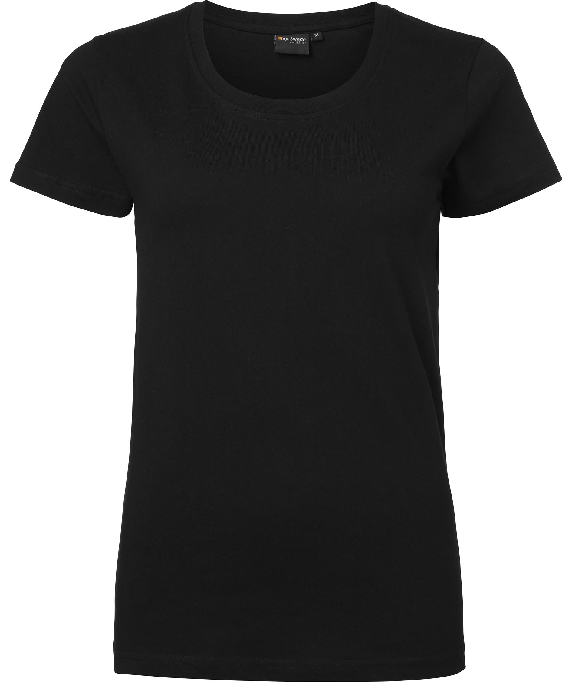 Top Swede Damen T-Shirt 203, Schwarz